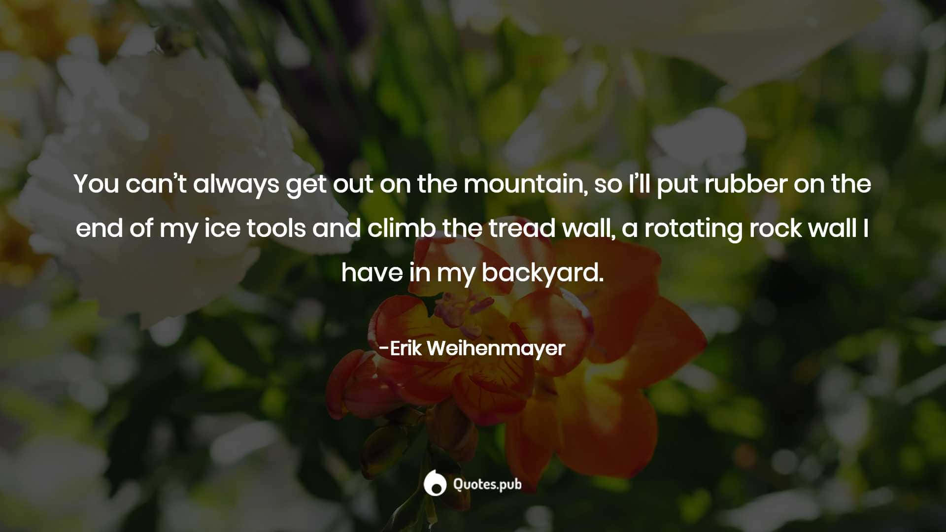 Inspirational Quote Floral Backdrop Background