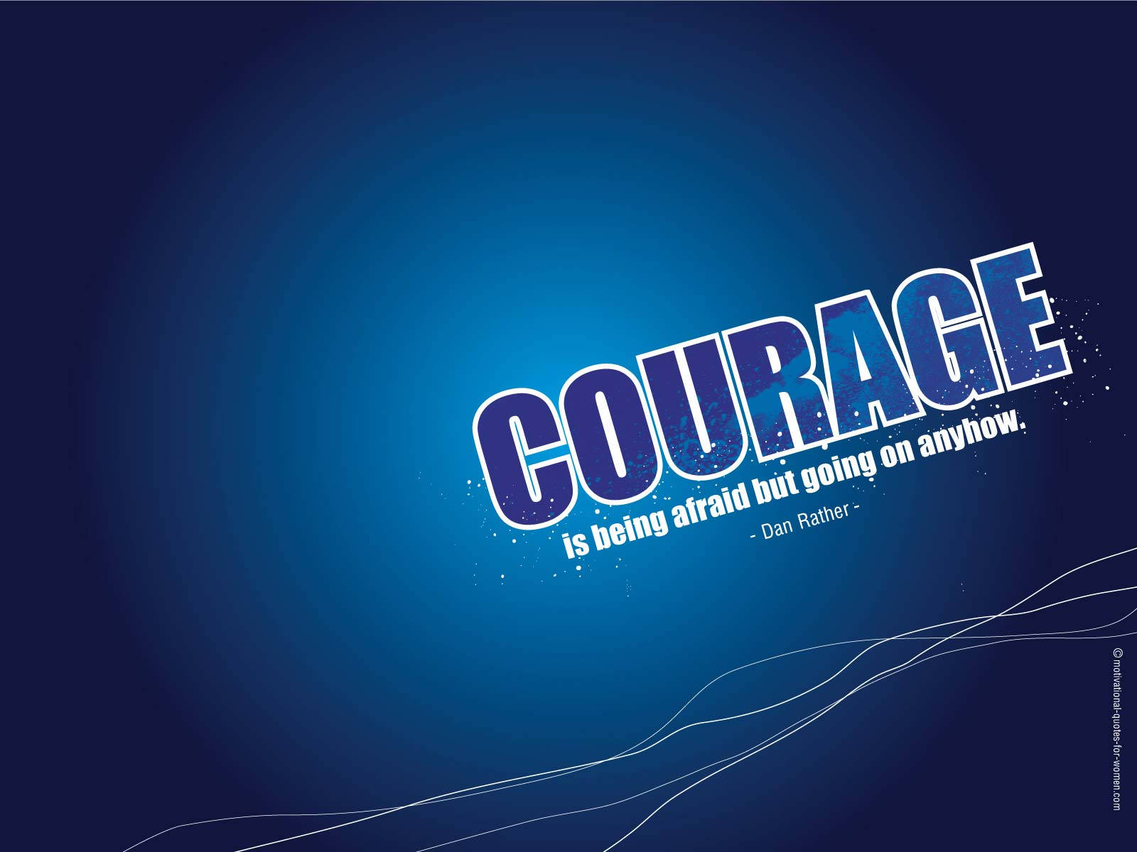 Inspirational Quotes About Courage Background