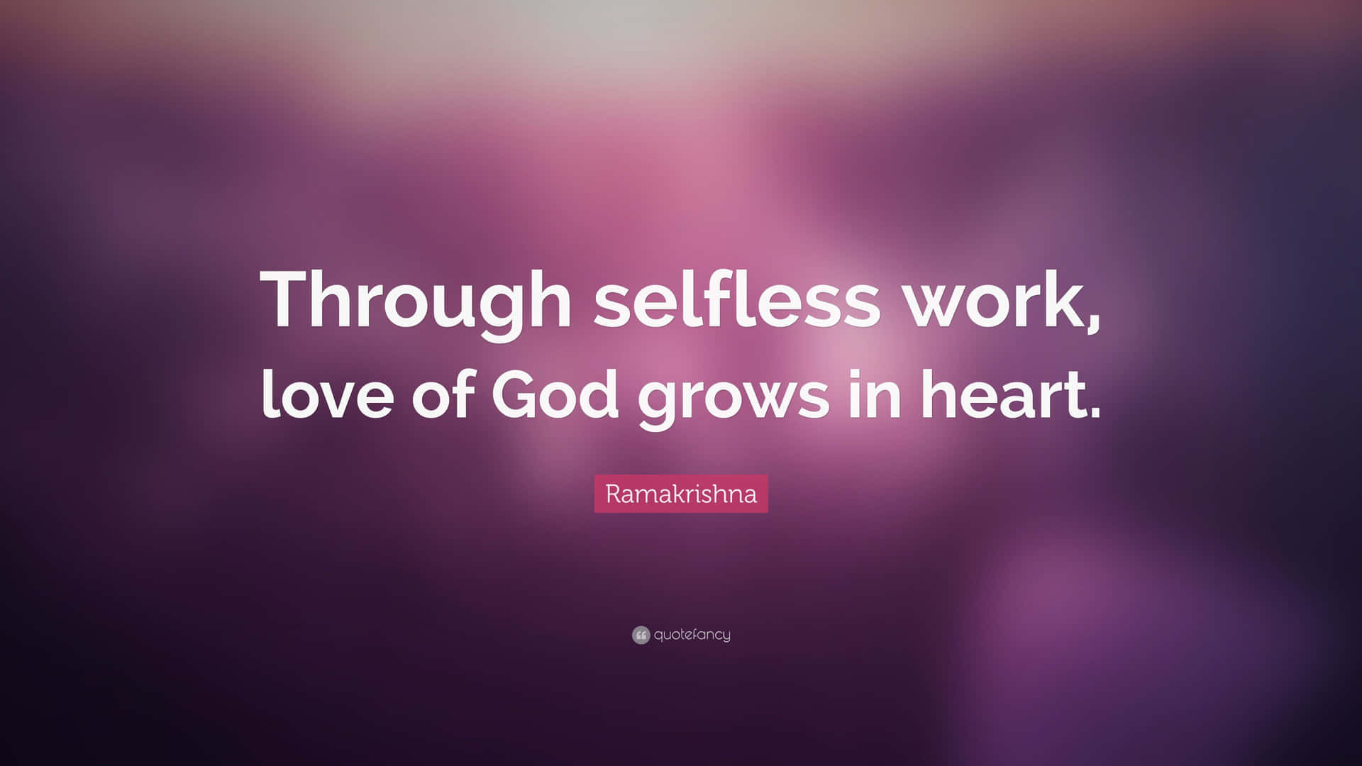 Inspirational Selfless Work Quote Background