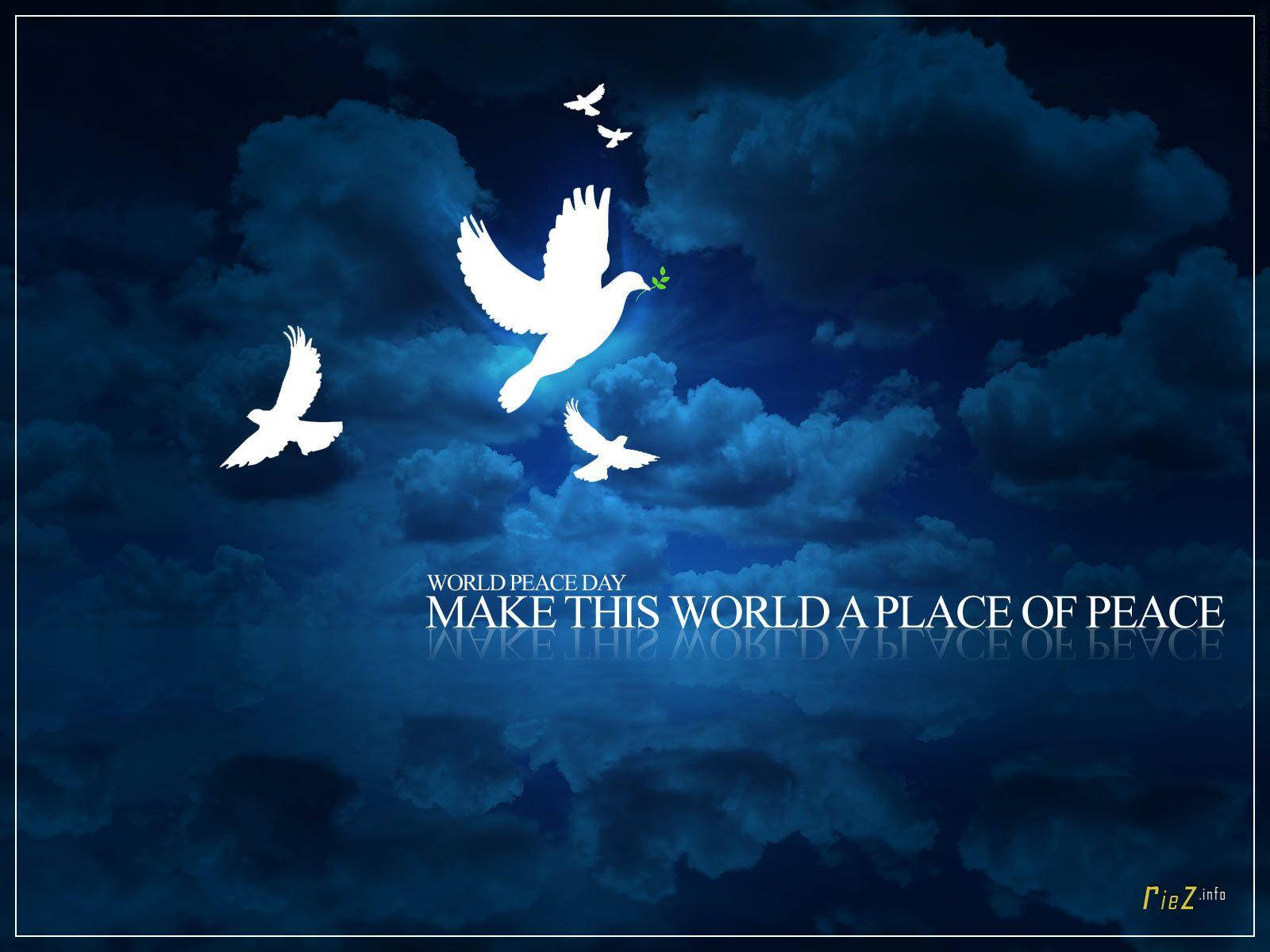 Inspirational World Peace Background