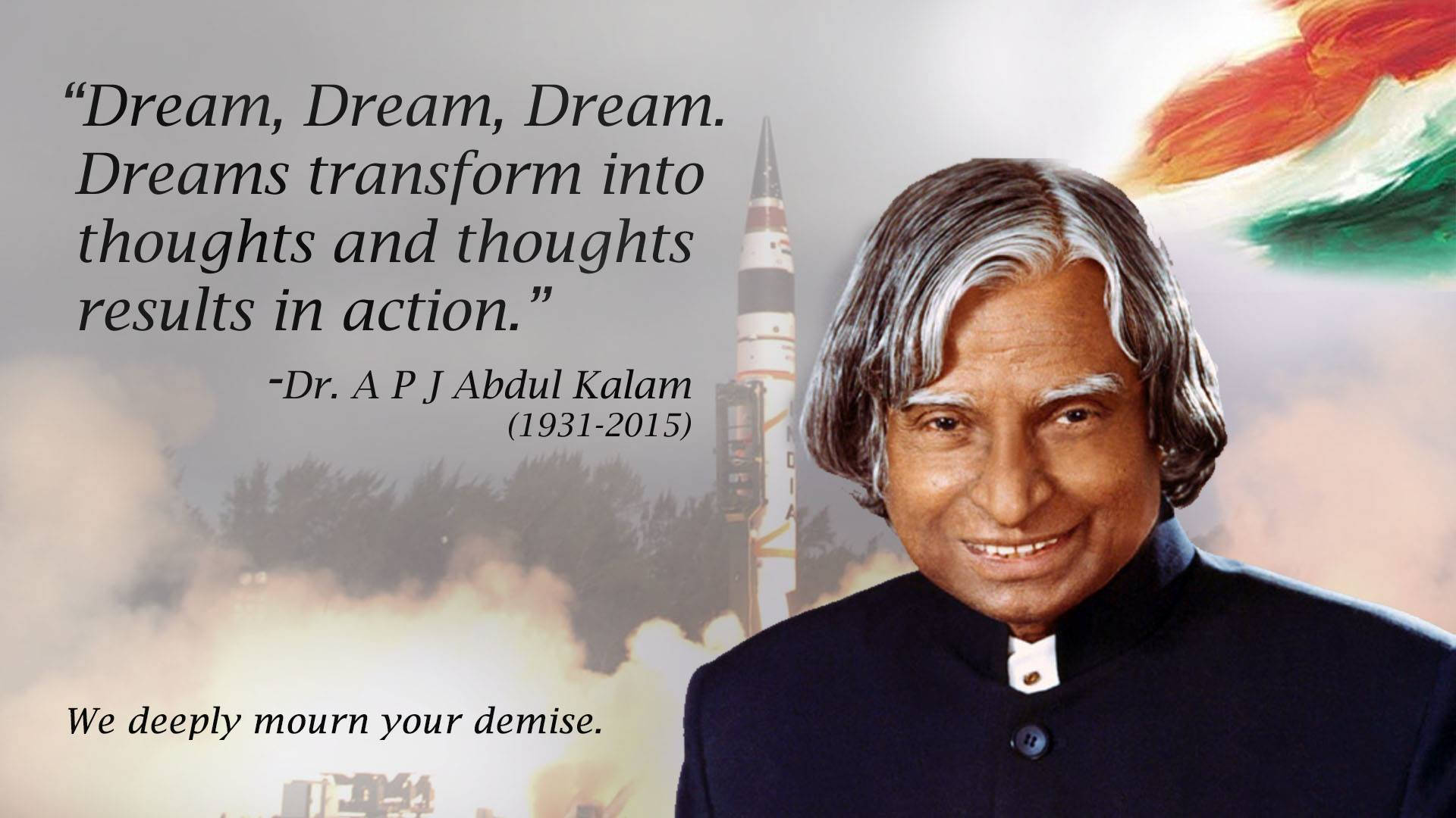 Inspiring Abdul Kalam Hd Image Background