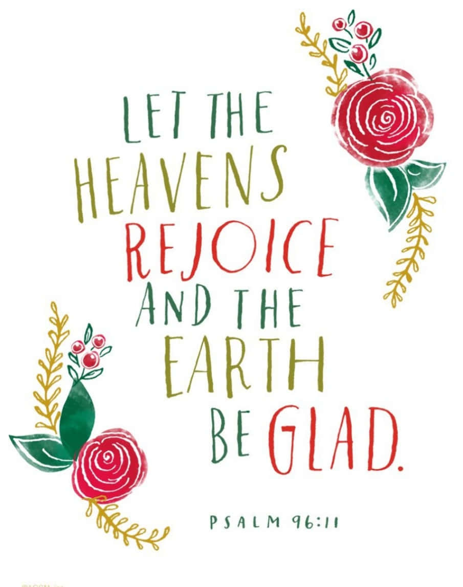 Inspiring Christmas Scripture - Holiday Tradition Background