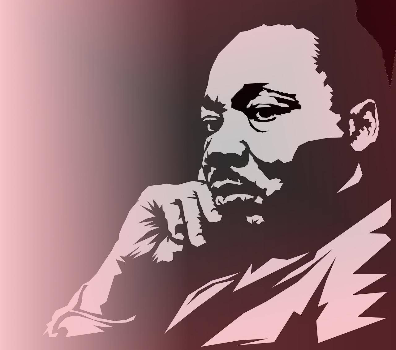 Inspiring Digital Portrait Of Martin Luther King Jr. Background