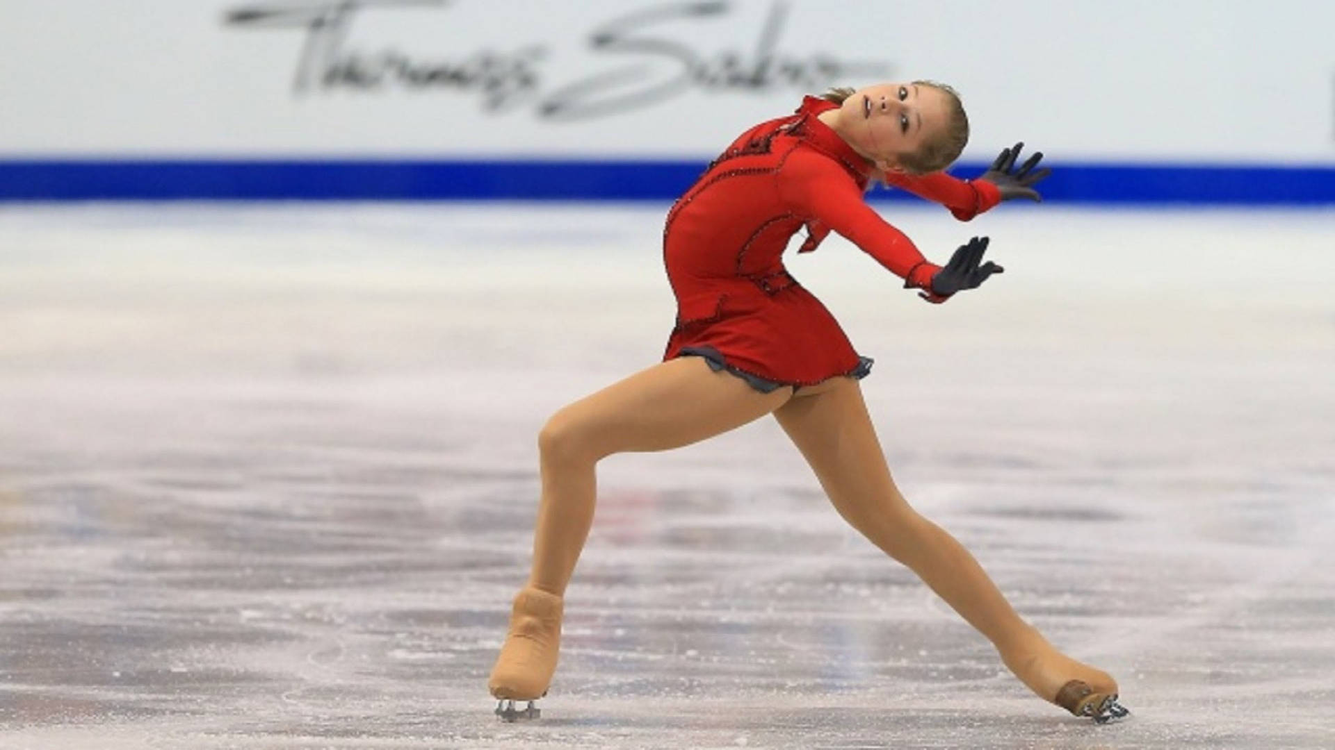 Inspiring Figure Skating Performance In The Olympics Background