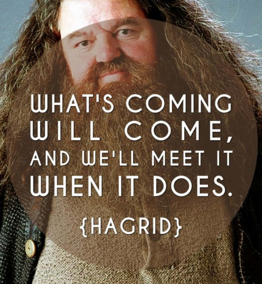 Inspiring Harry Potter Quote On A Magical Background Background