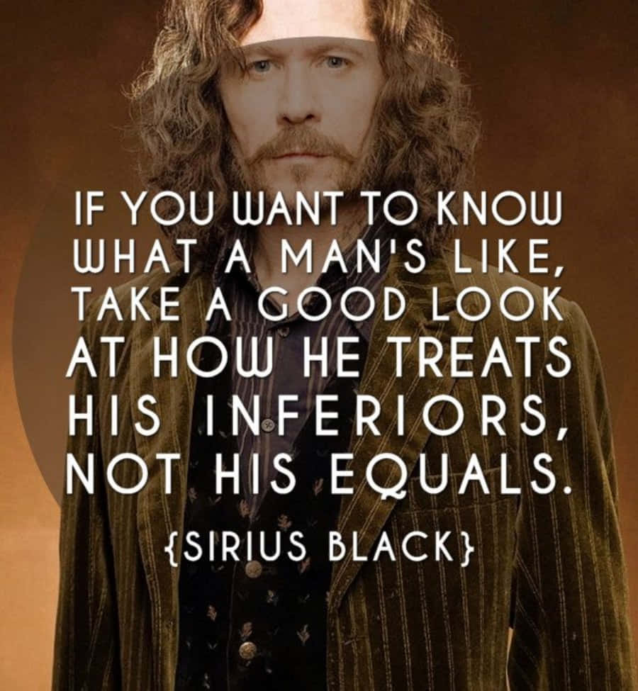 Inspiring Harry Potter Quote On Magical Background Background