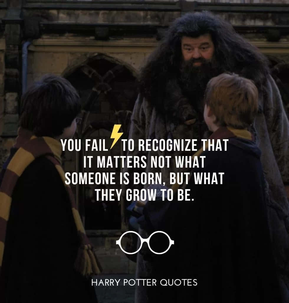 Inspiring Harry Potter Quote Wallpaper Background