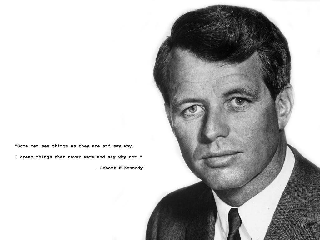 Inspiring John F. Kennedy Quote Background