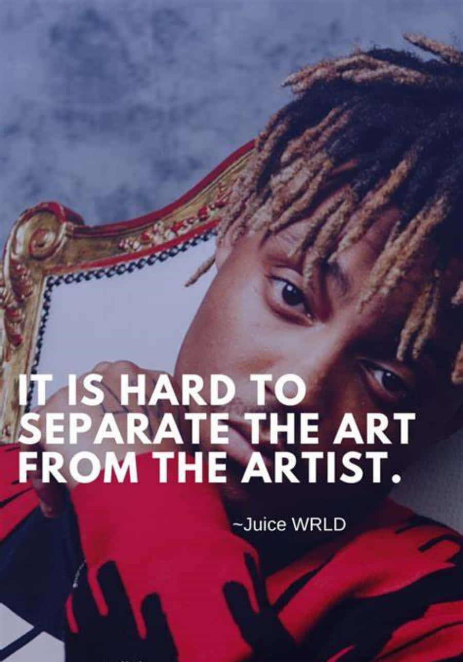 Inspiring Juice Wrld Quotes Wallpaper Background