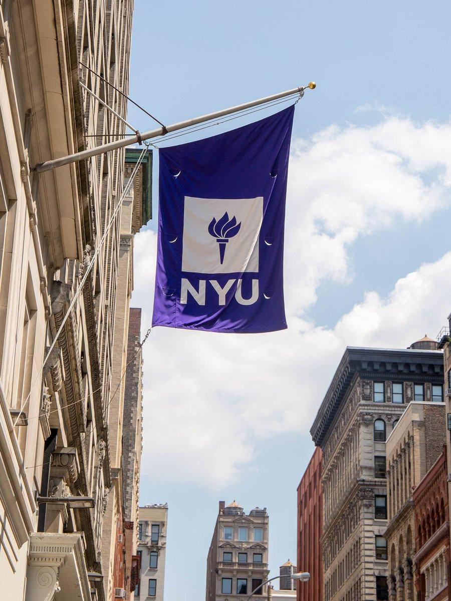 Inspiring Nyu Purple Hanging Banner Background