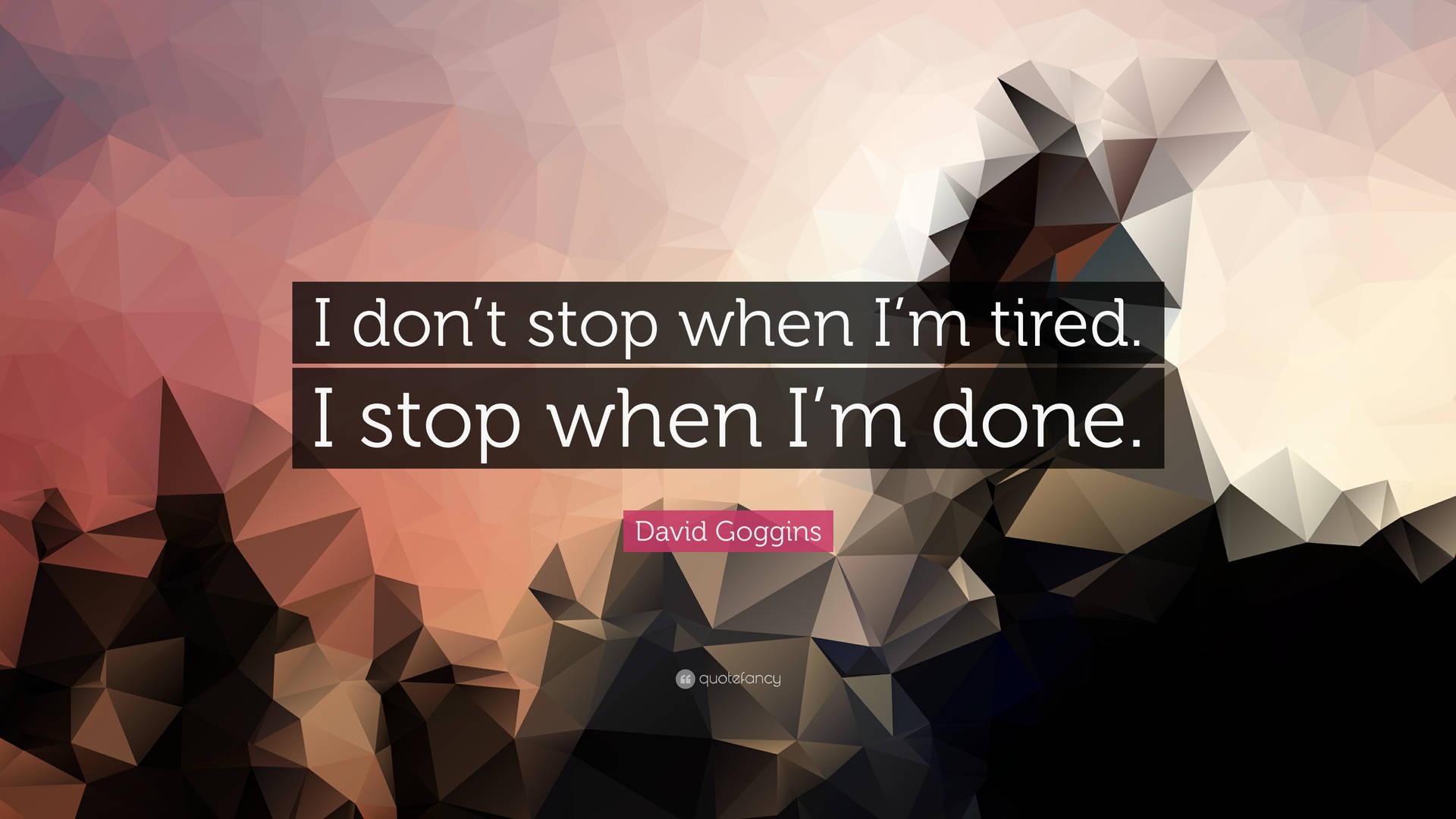 Inspiring Quote On Lethargy By David Goggins Background