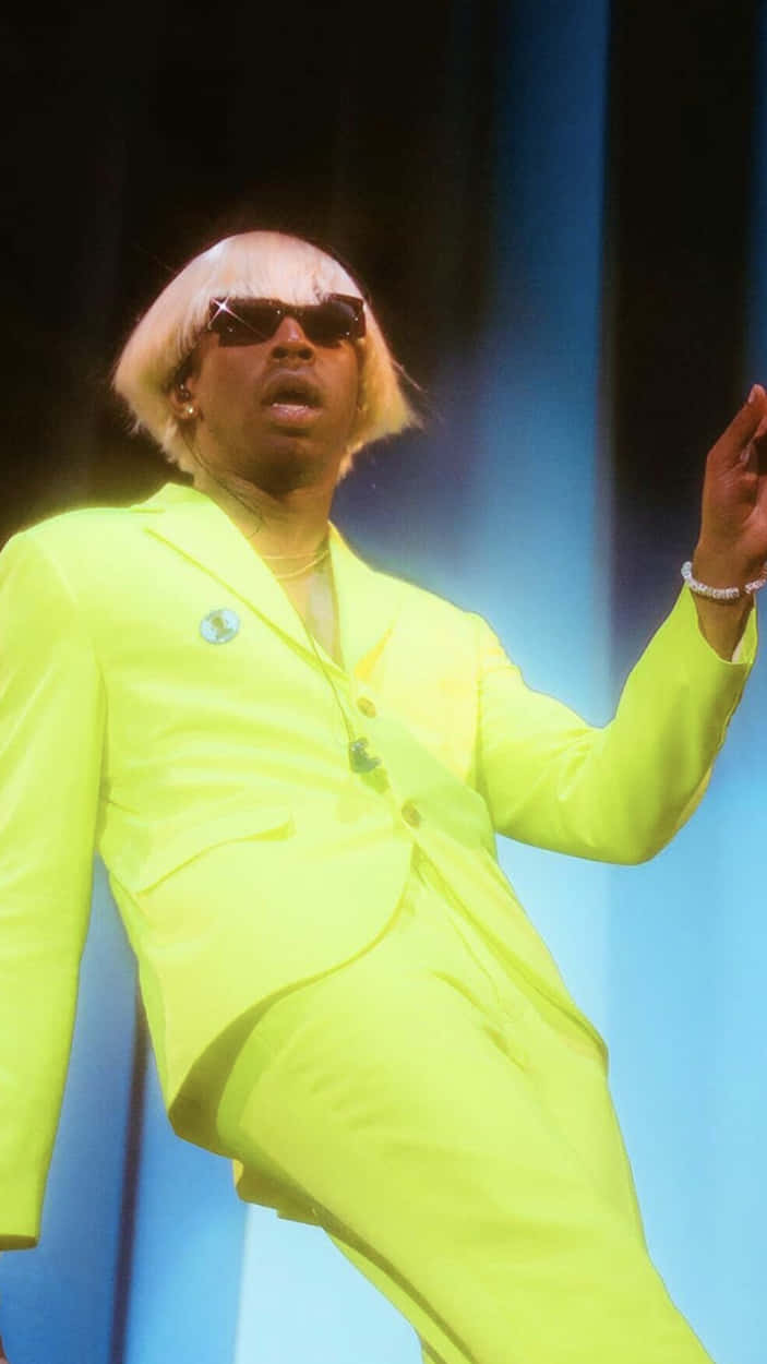 Inspiring Tyler The Creator In Concert - 4k Wallpaper Background