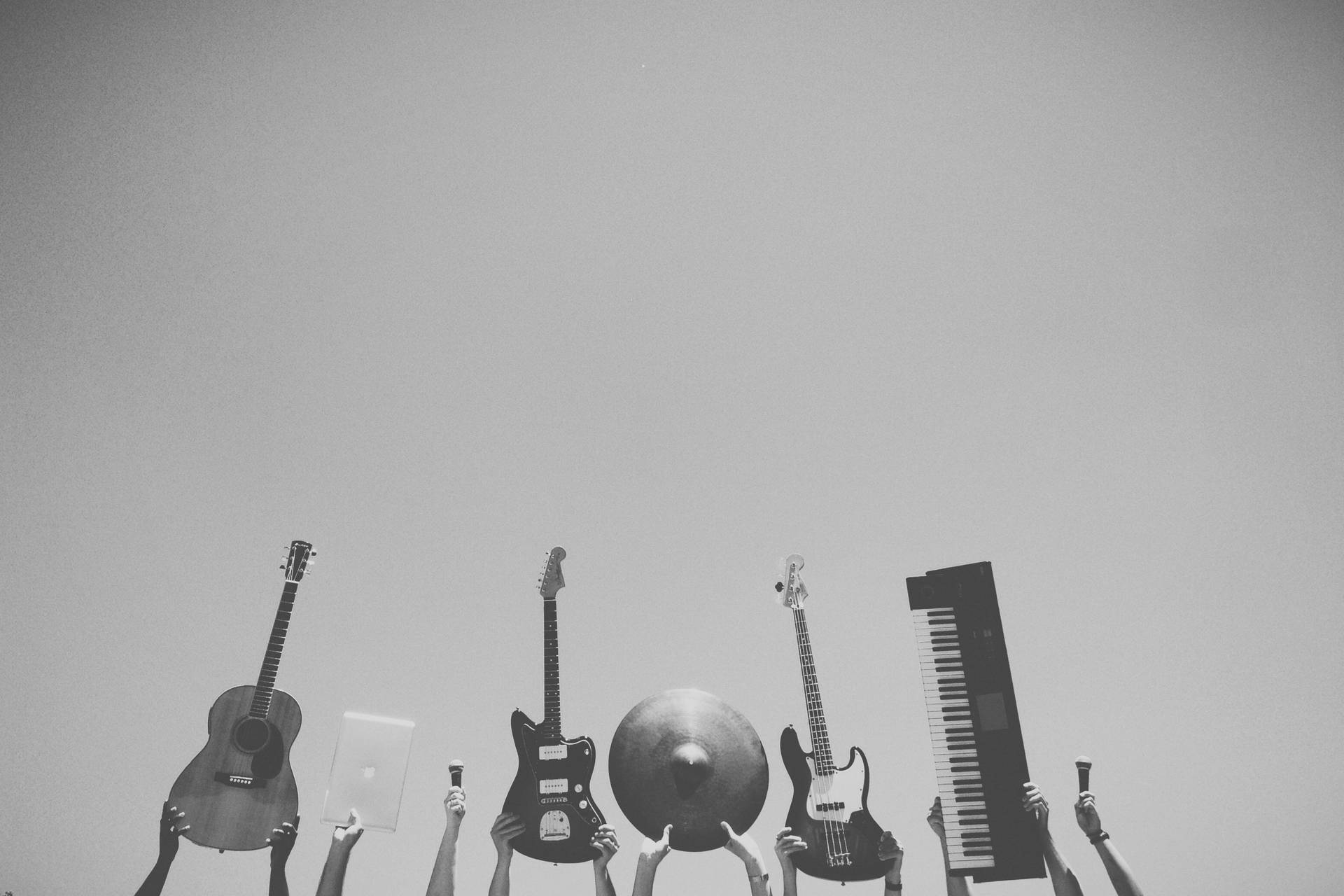 Instruments For Music 4k Background