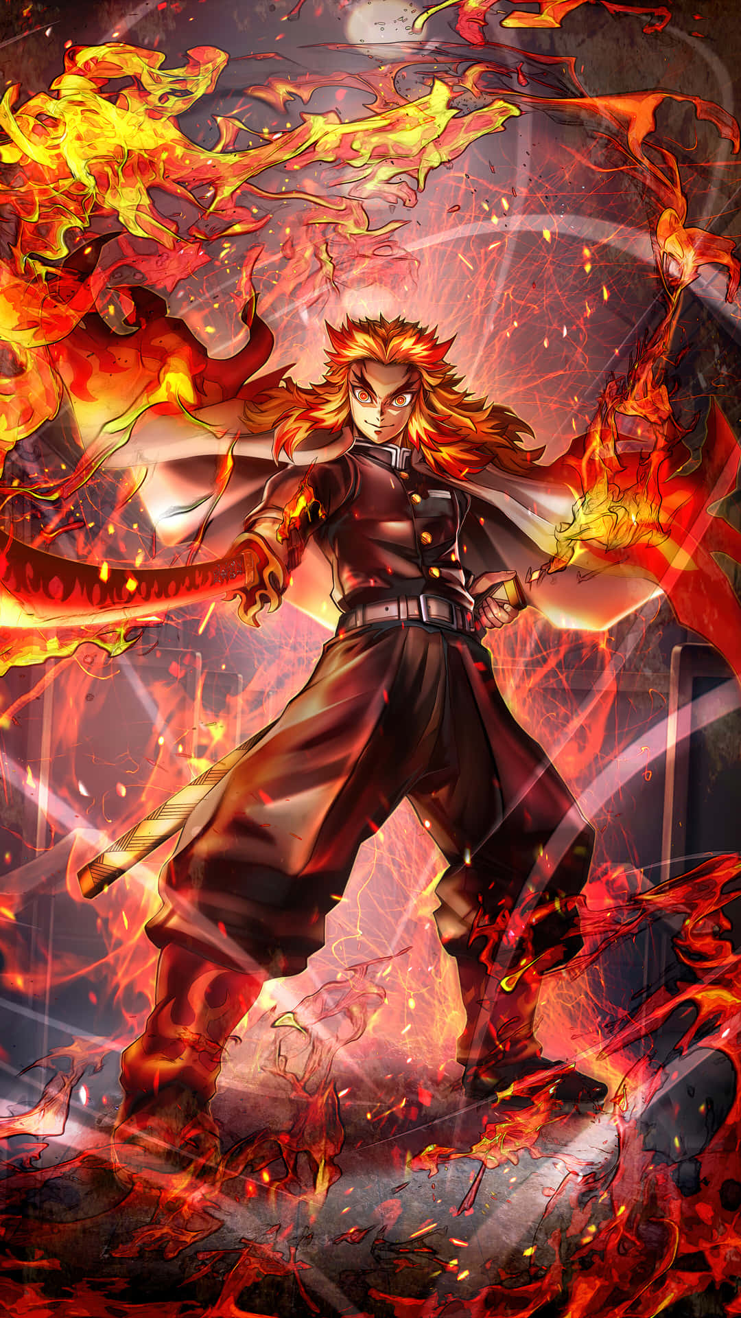 Integral Character In Demon Slayer Background