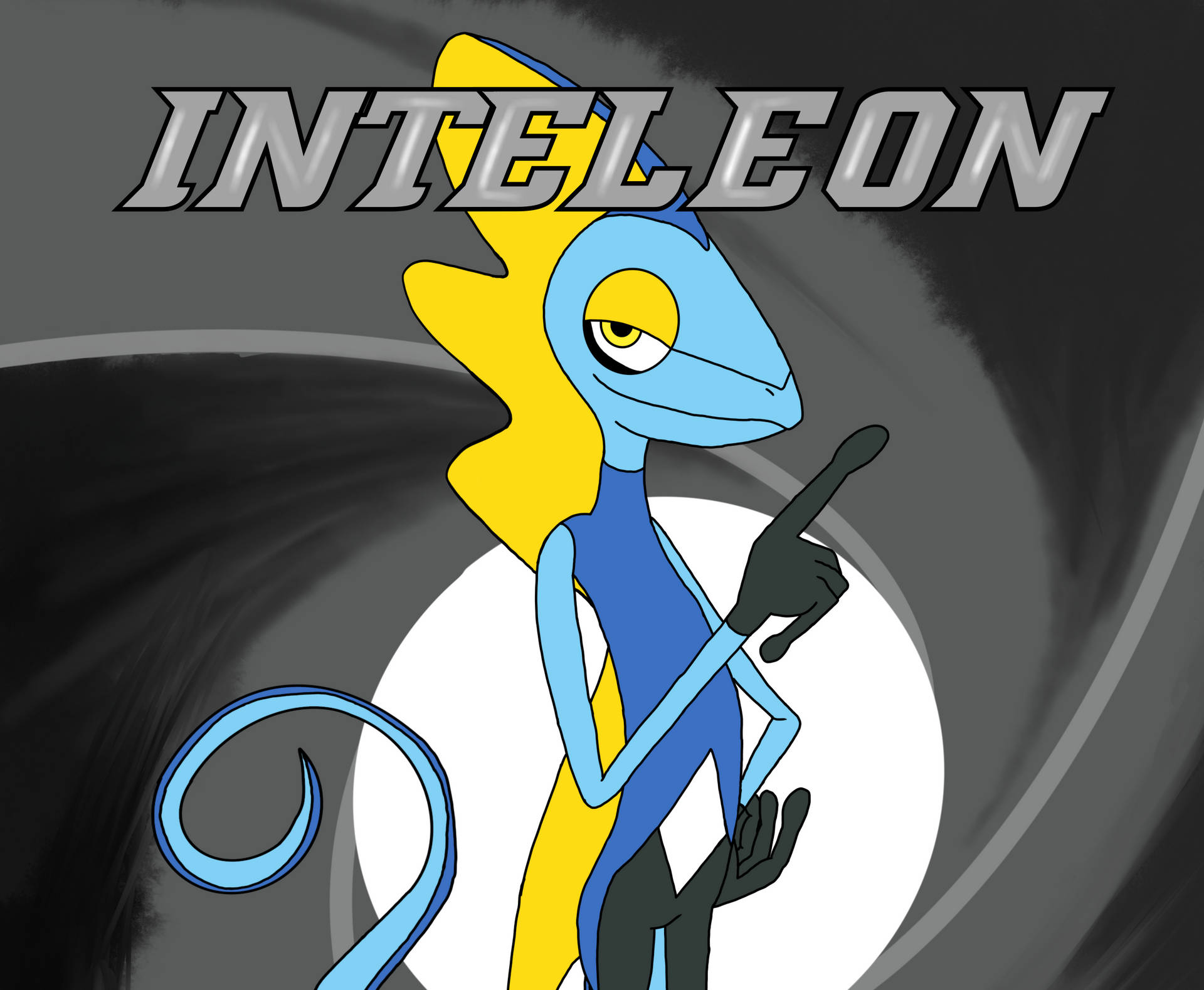 Inteleon Art With Text