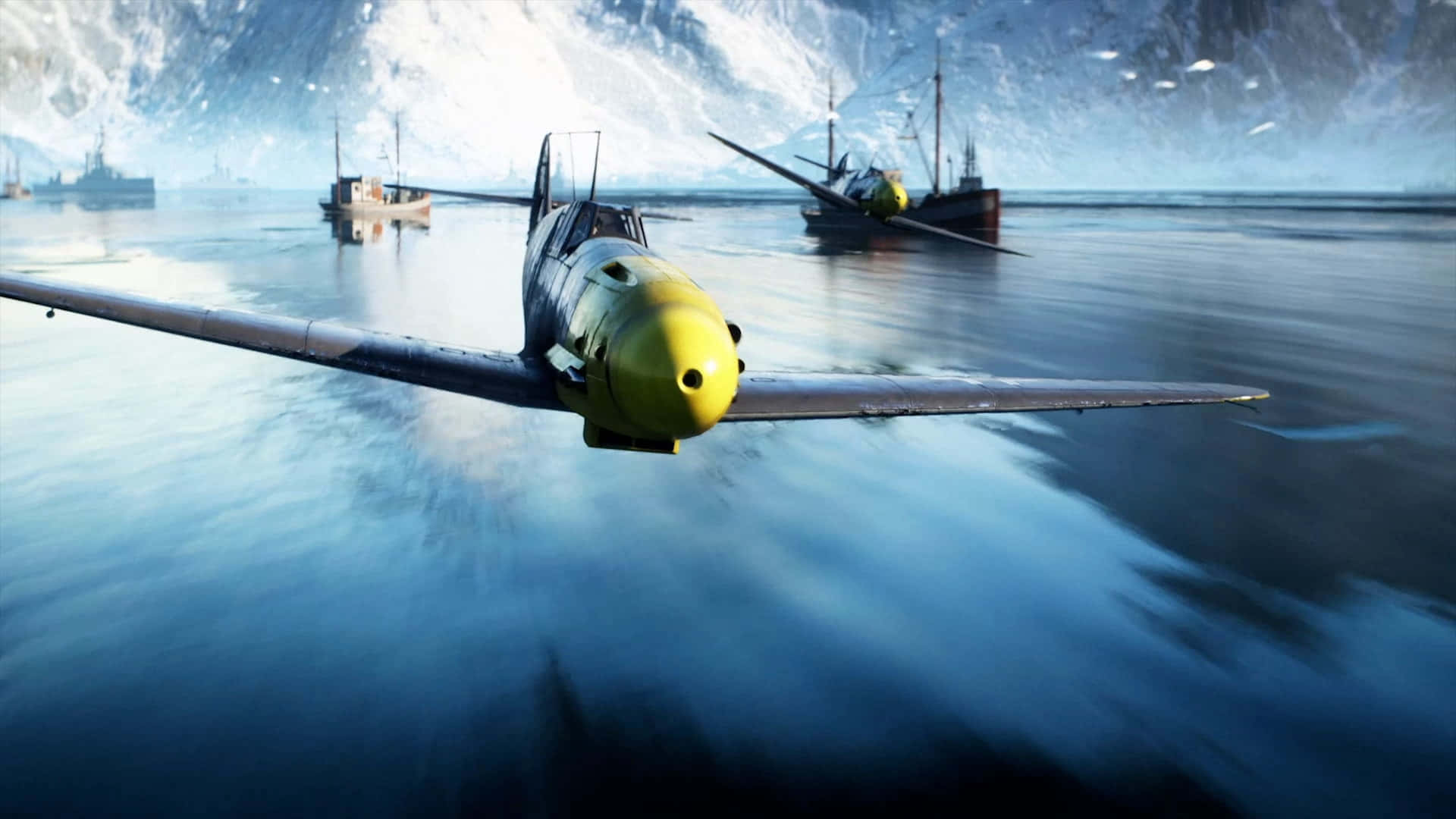 Intense 4k Battlefield Action Background