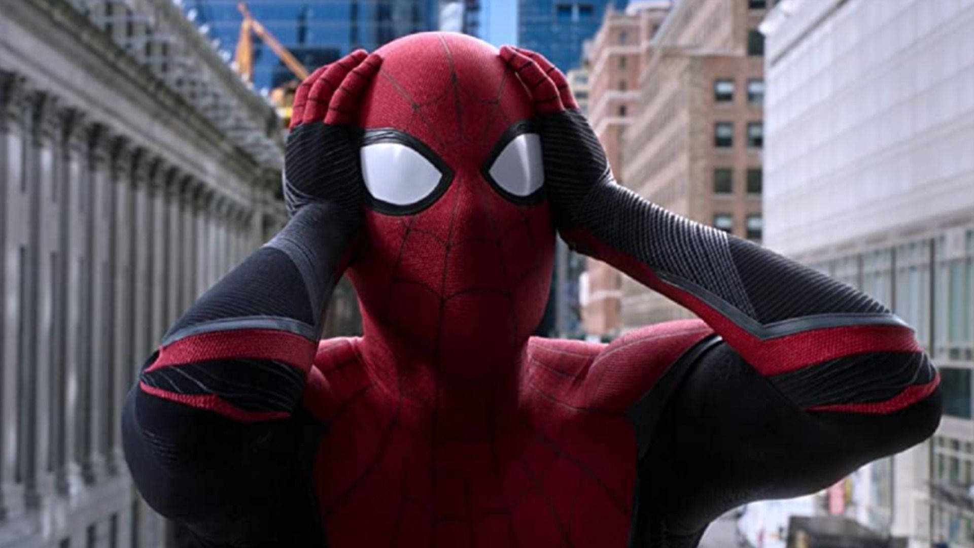 Intense 4k Spiderman Action Scene Background