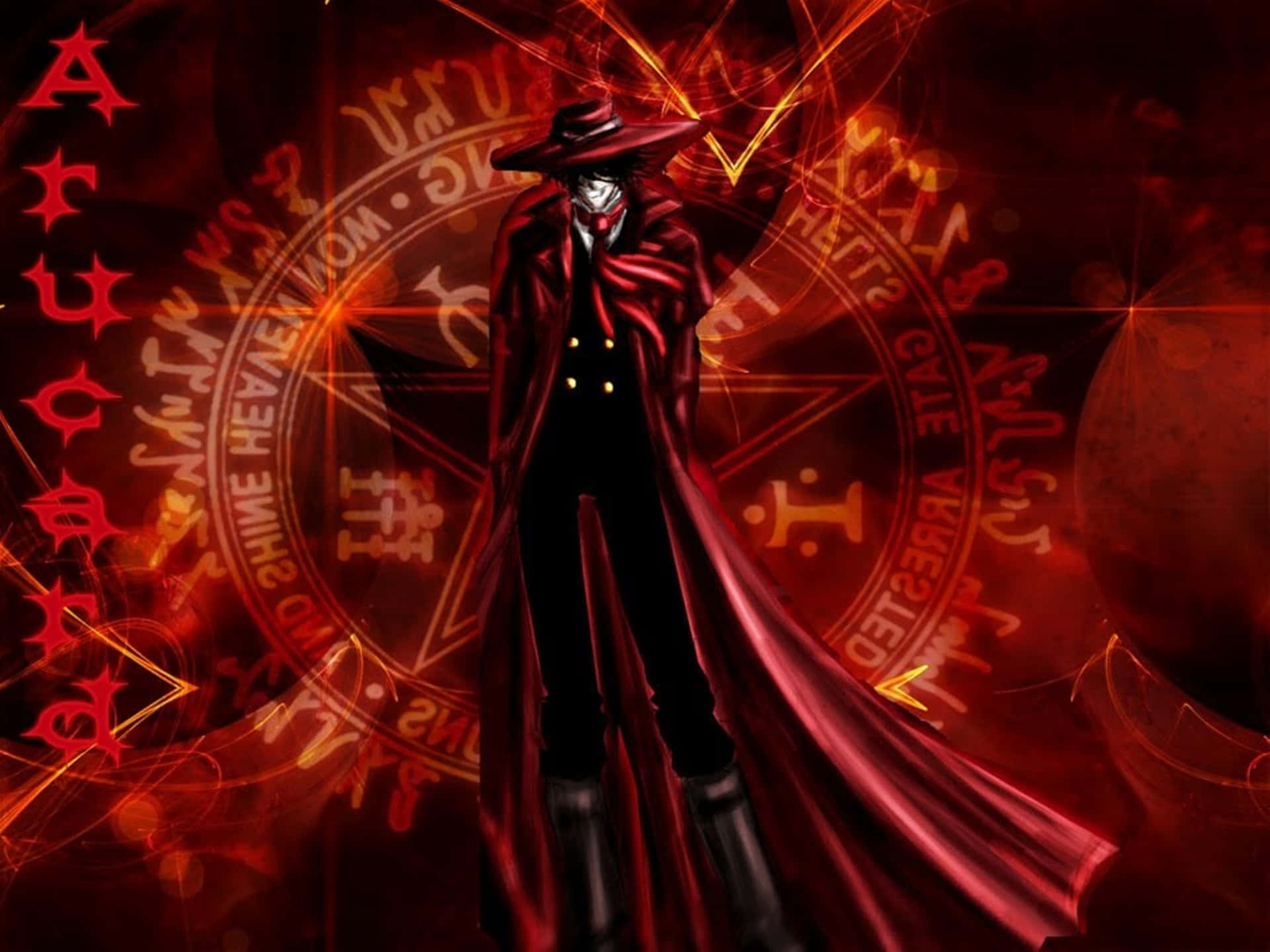 Intense Action From The Legendary Hellsing Ultimate 4k Anime Series Background