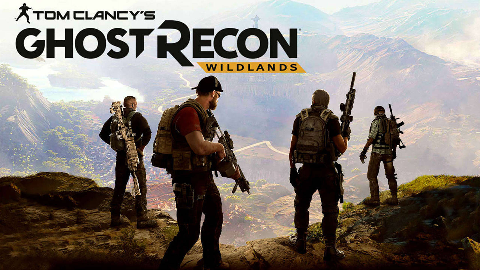 Intense Action In Ghost Recon Wildlands - Team Poster Background