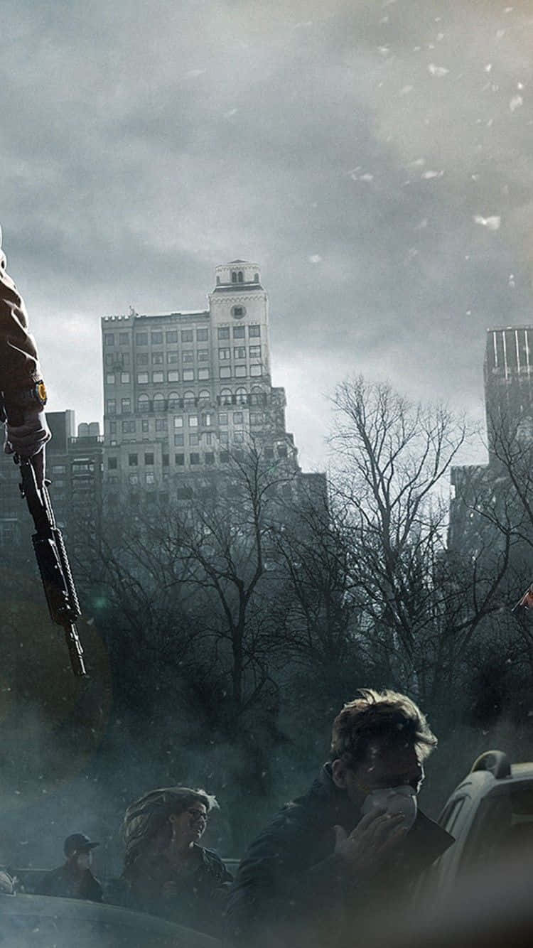 Intense Action In Tom Clancy's The Division 4k Game Background