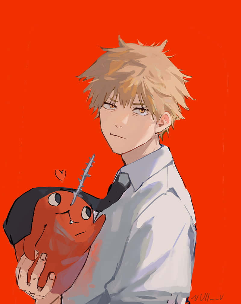 Intense And Dynamic - Chainsaw Man Profile Picture Background