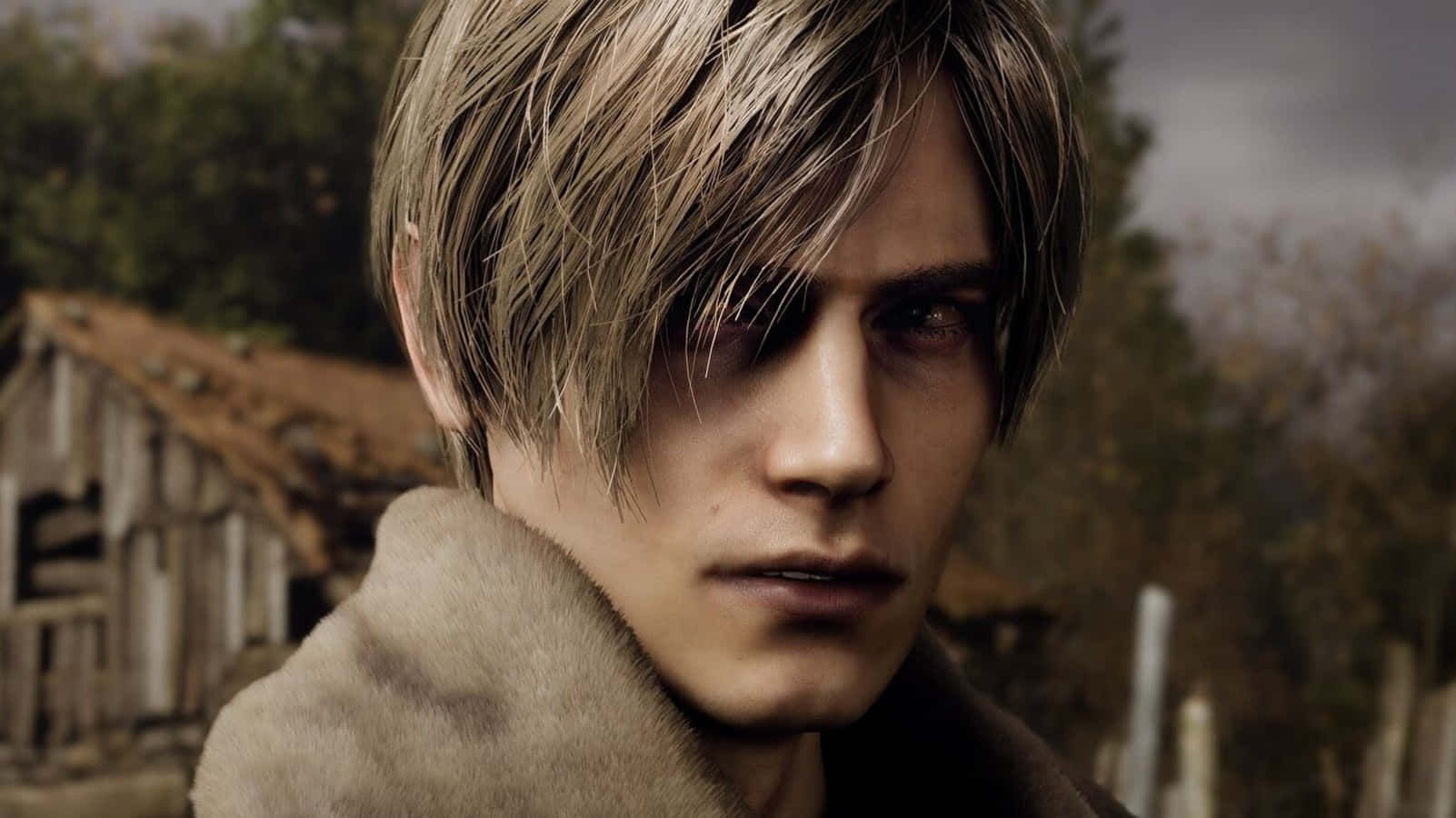 Intense And Fearless - Leon S. Kennedy In Action Background