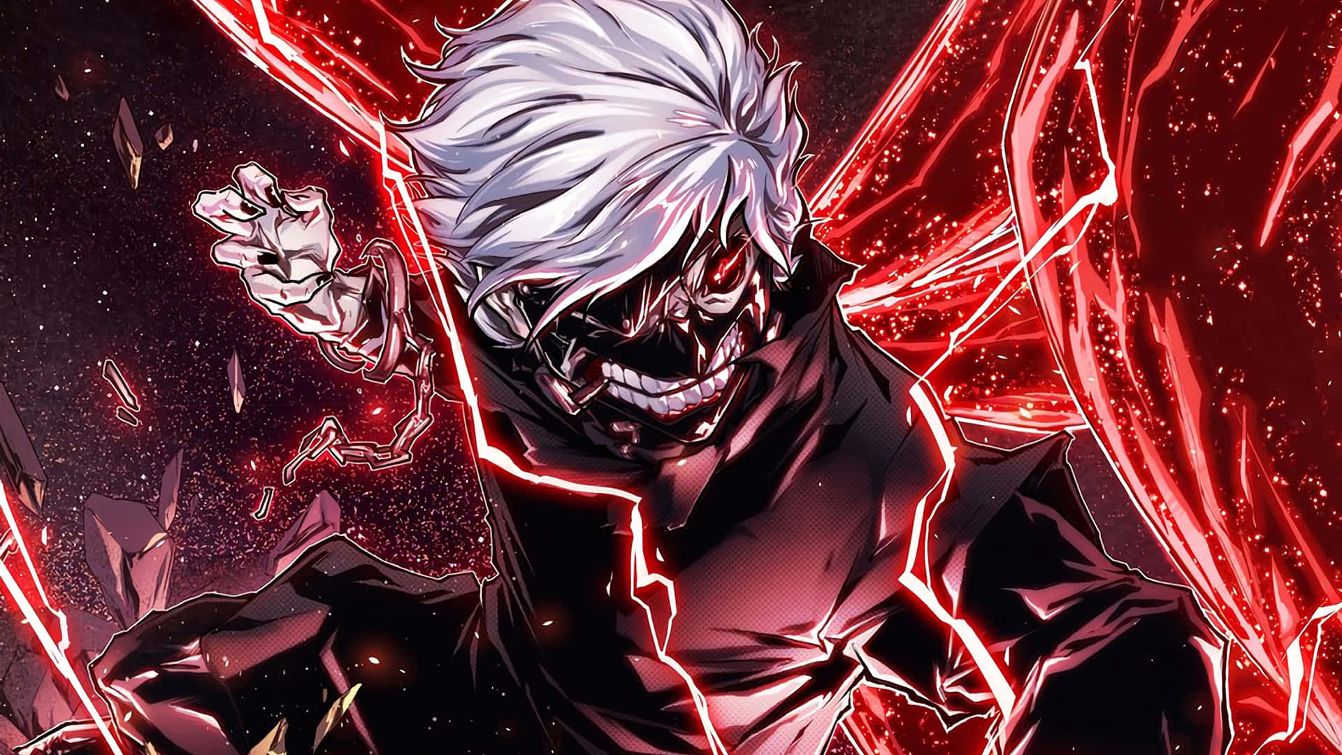 Intense Anime Character Energy2560x1440 Background