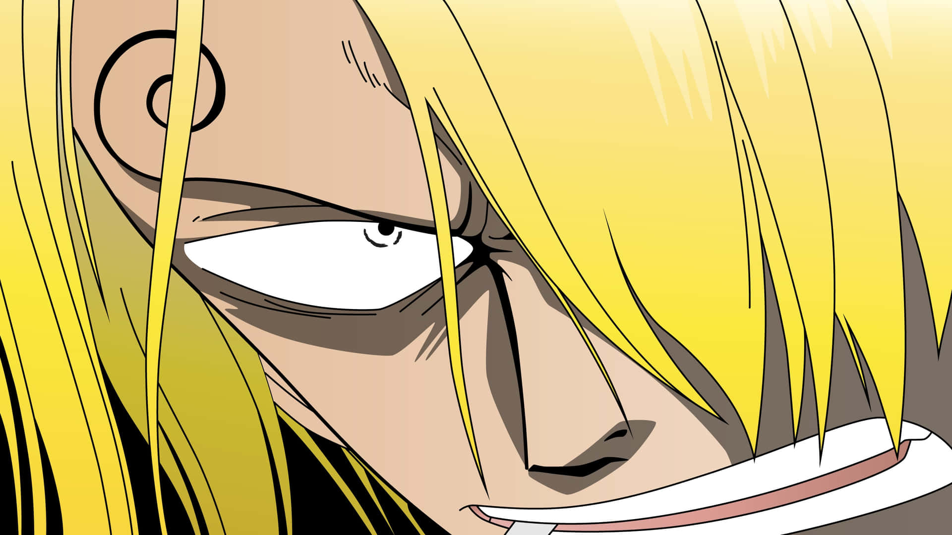 Intense_ Anime_ Character_ Glare Background