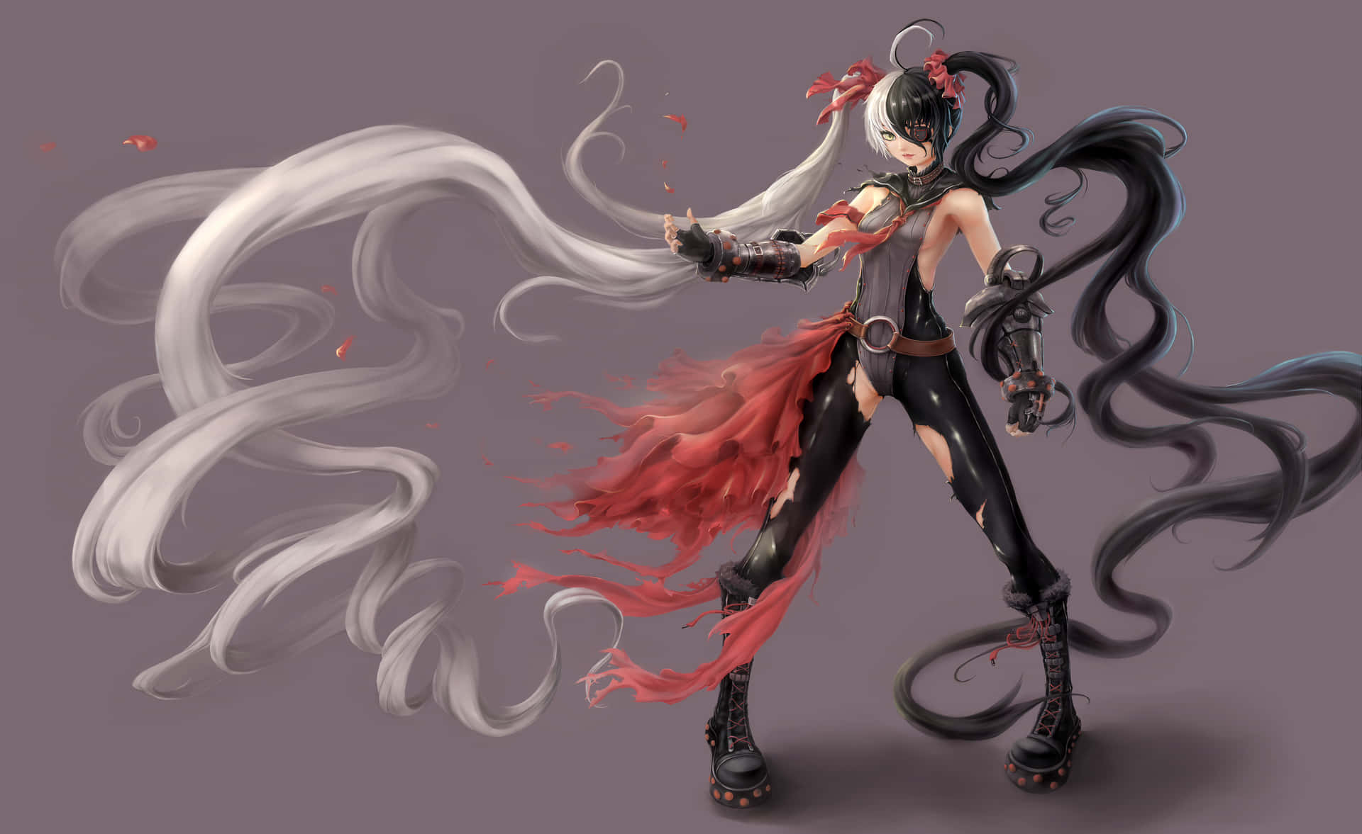 Intense Battle In Blade And Soul Background