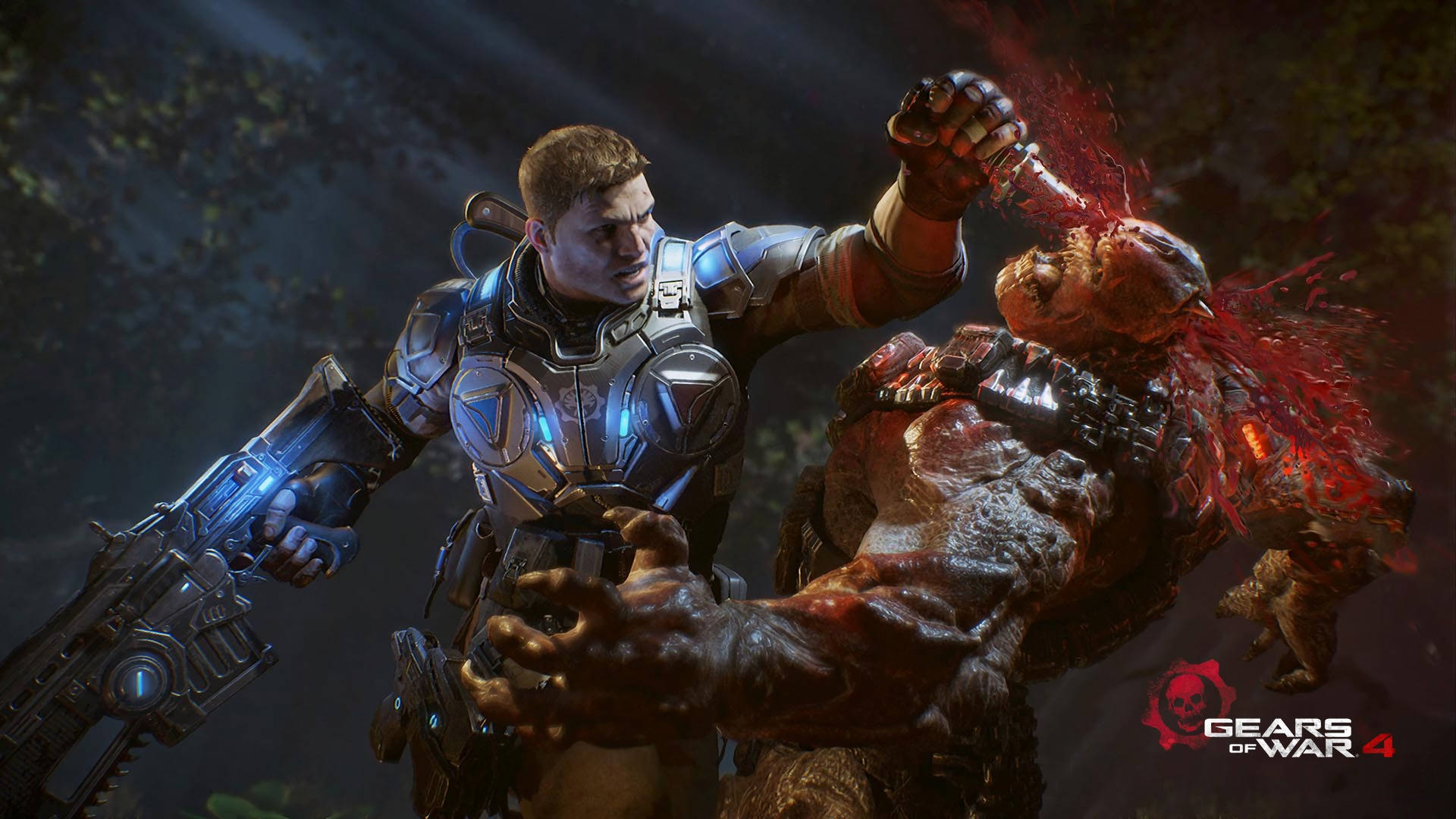 Intense Battle In Gears Of War 4