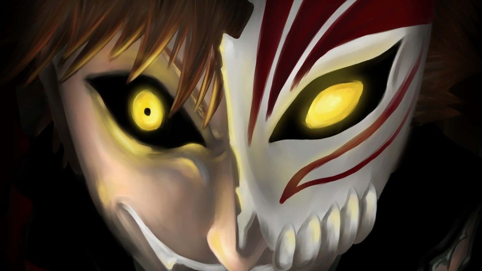 Intense Battle-ready Ichigo In Action Background