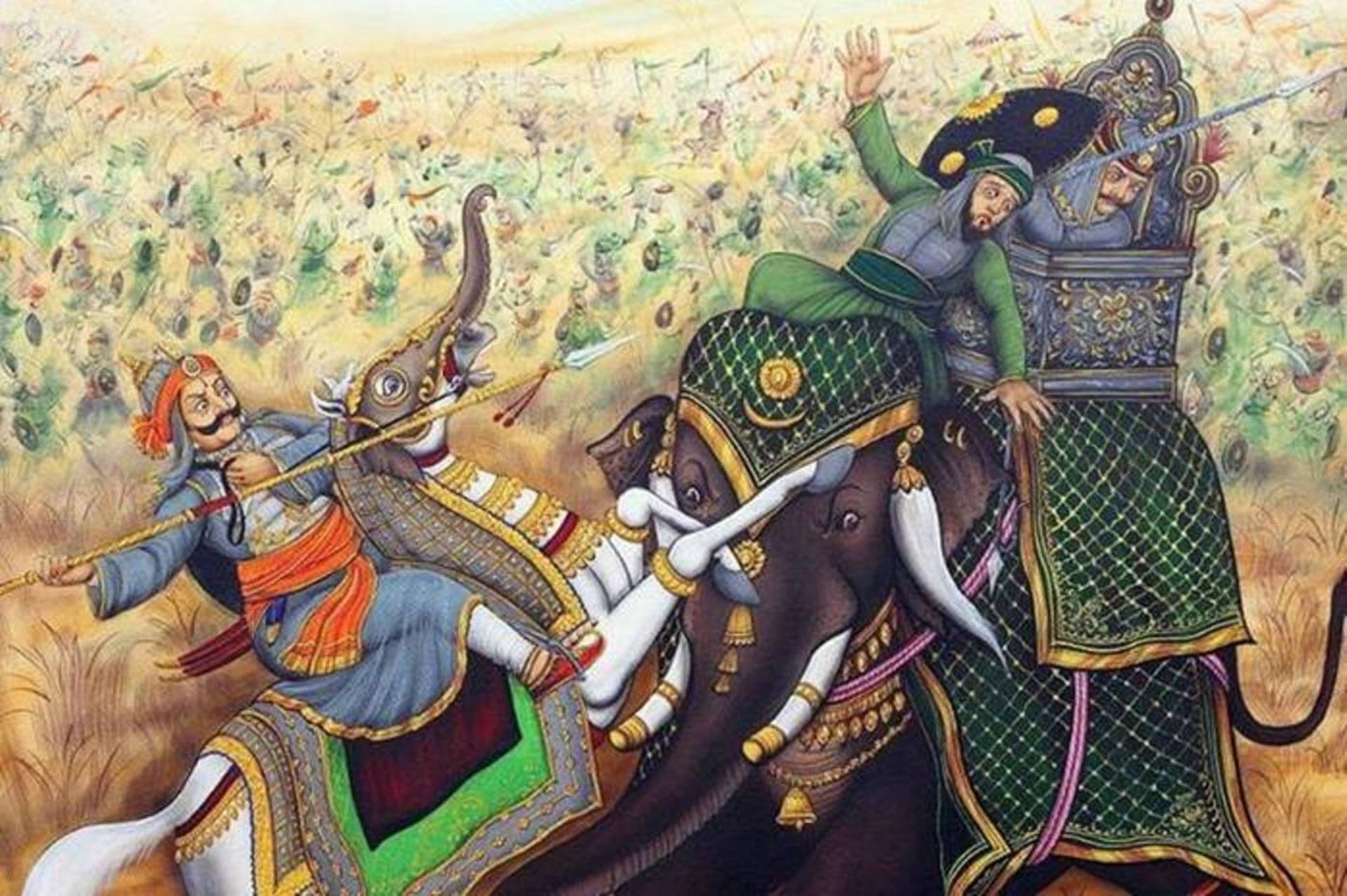 Intense Battle Scene Featuring Maharana Pratap In 4k