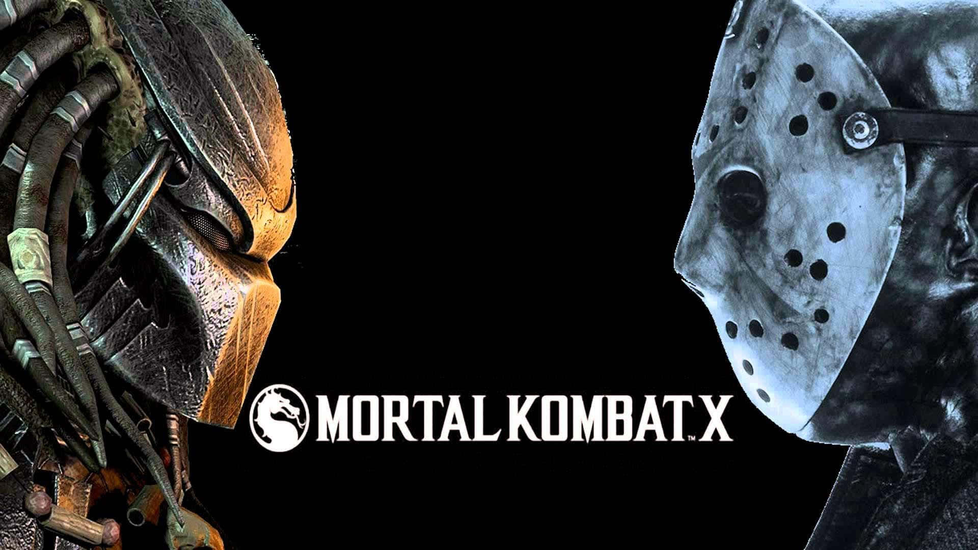 Intense Battle Scene From Mortal Kombat X Background