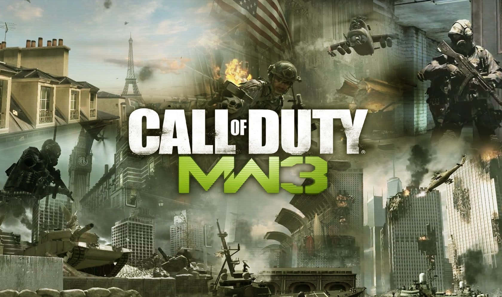 Intense Battleground Action In Call Of Duty: Modern Warfare 3