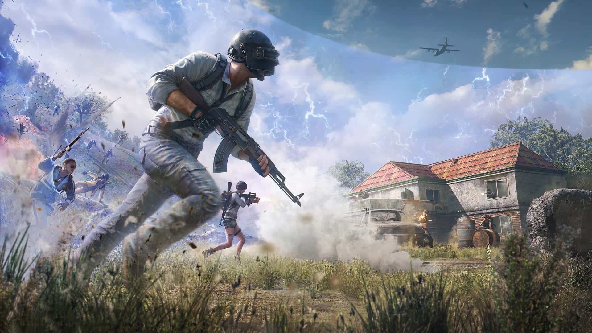 Intense Battlegrounds - Pubg 1920x1080 Hd Wallpaper Background