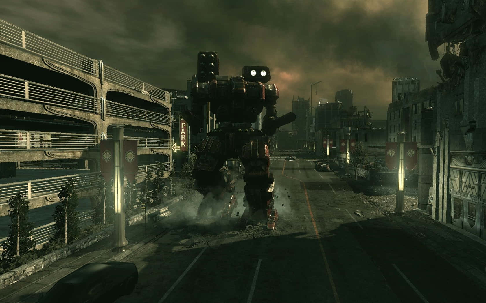 Intense Battletech Action In A Futuristic War Zone