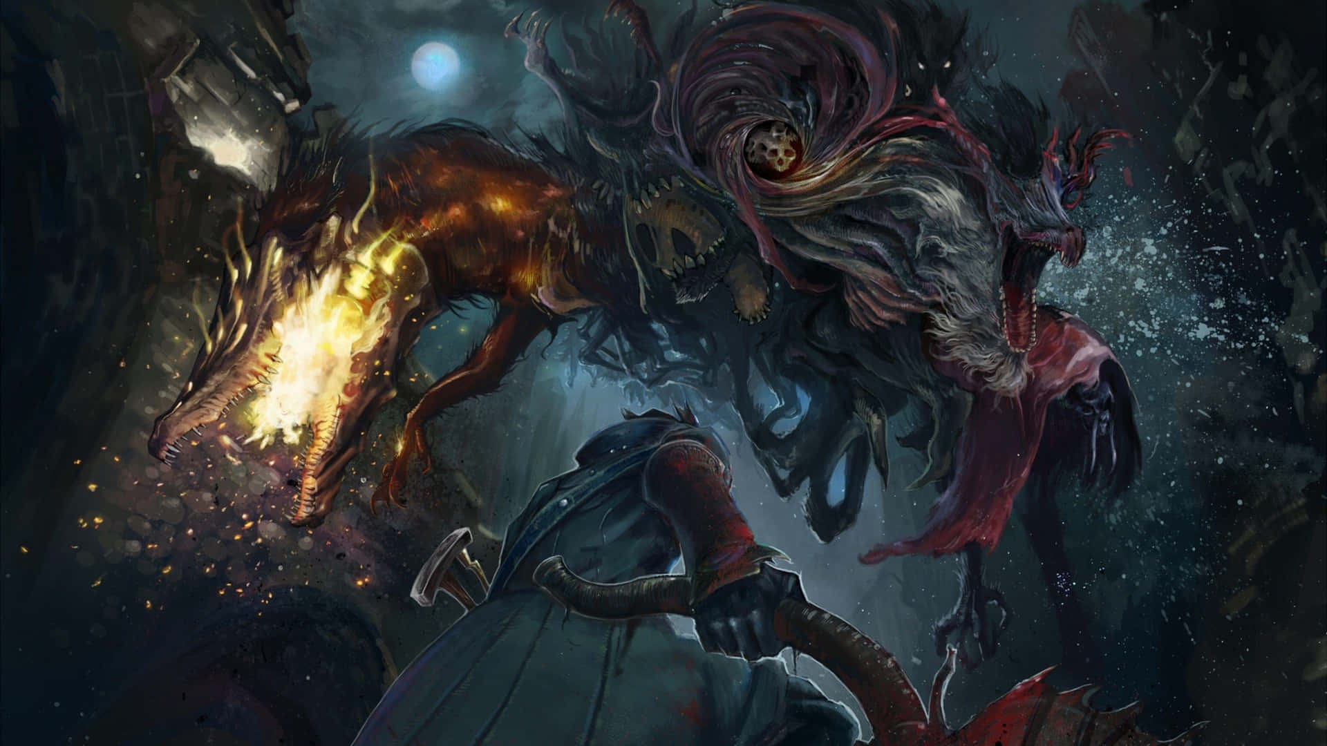 Intense Bloodborne Gameplay In Vivid 4k Hd Quality. Background