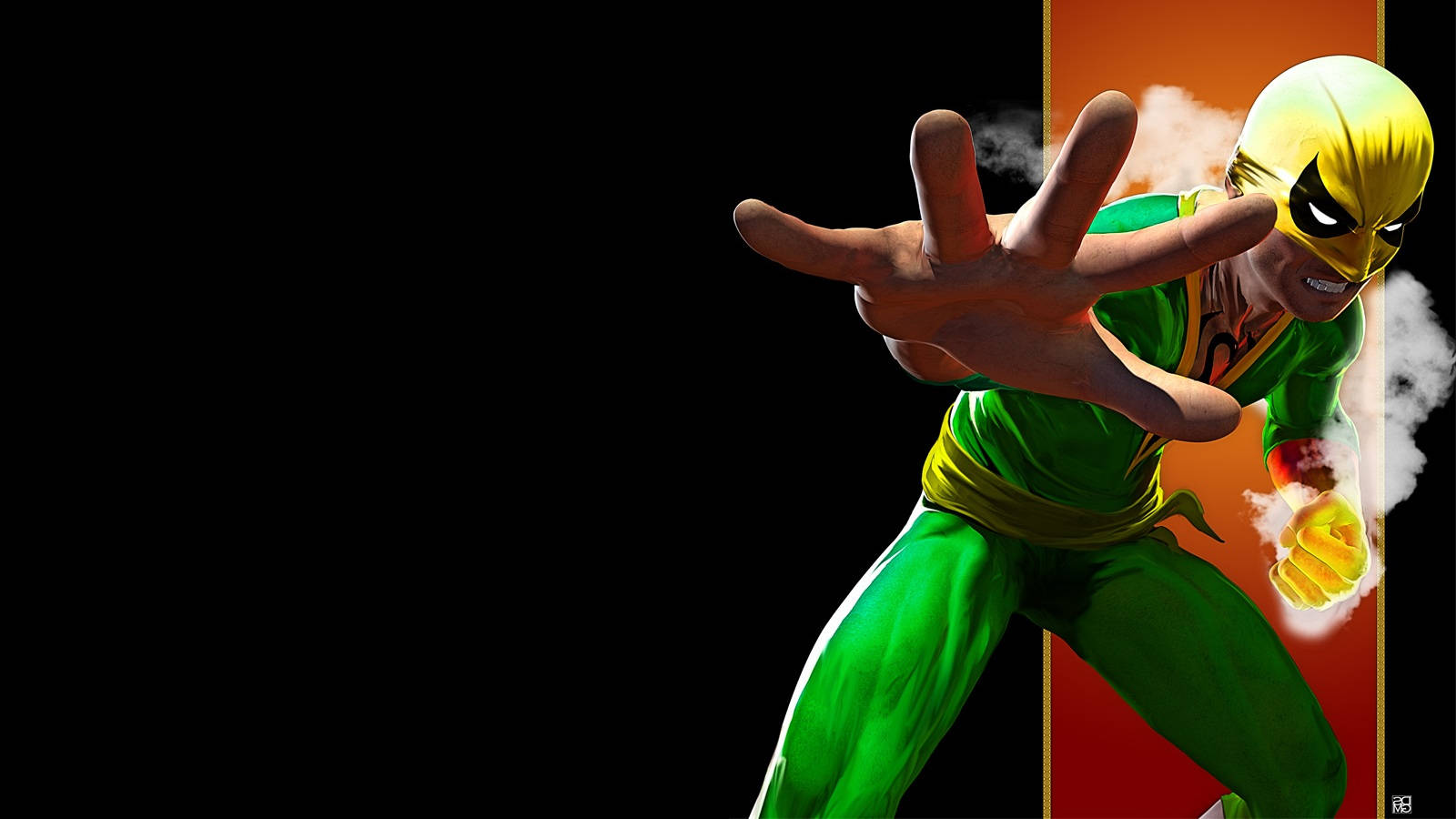 Intense Chi Iron Fist Background