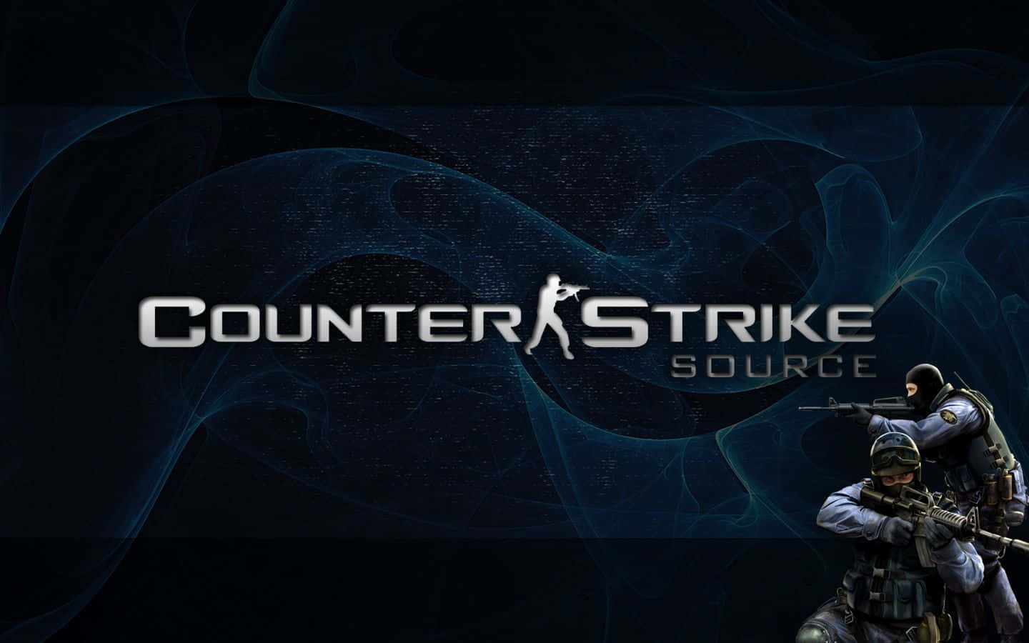 Intense Combat In Counter Strike Source Background