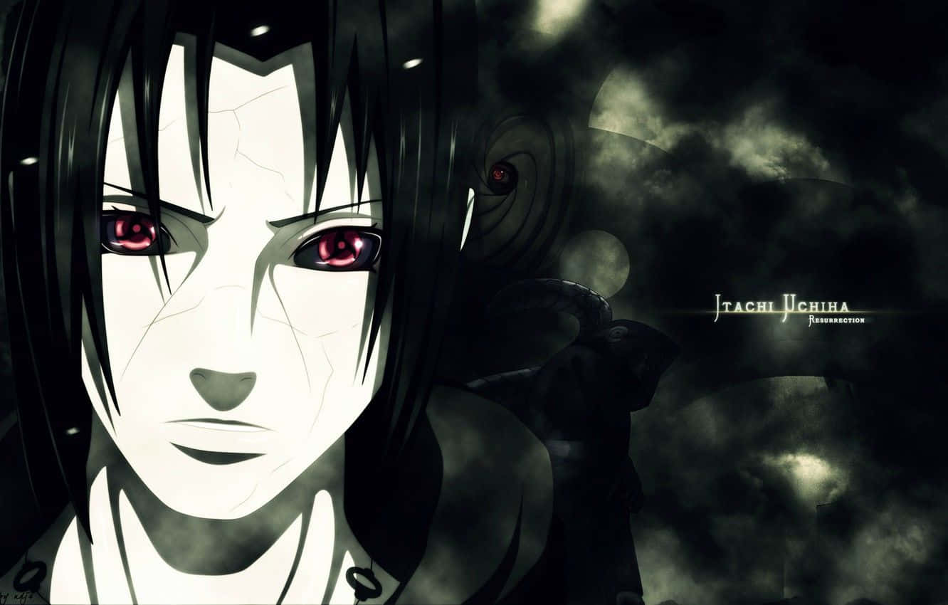 Intense Concentration - Itachi Uchiha Background