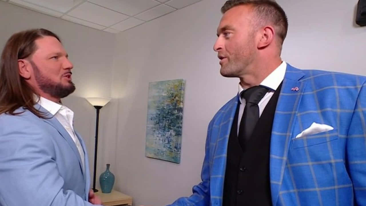 Intense Confrontation Between Two Men