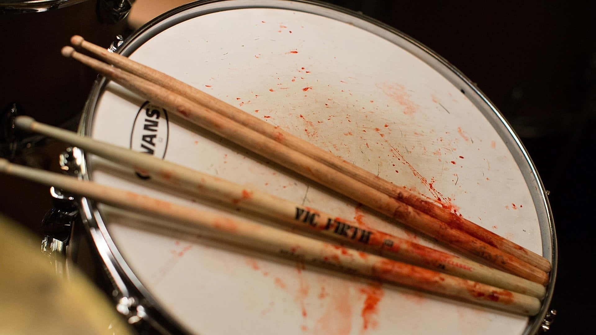 Intense Drumming Whiplash Background