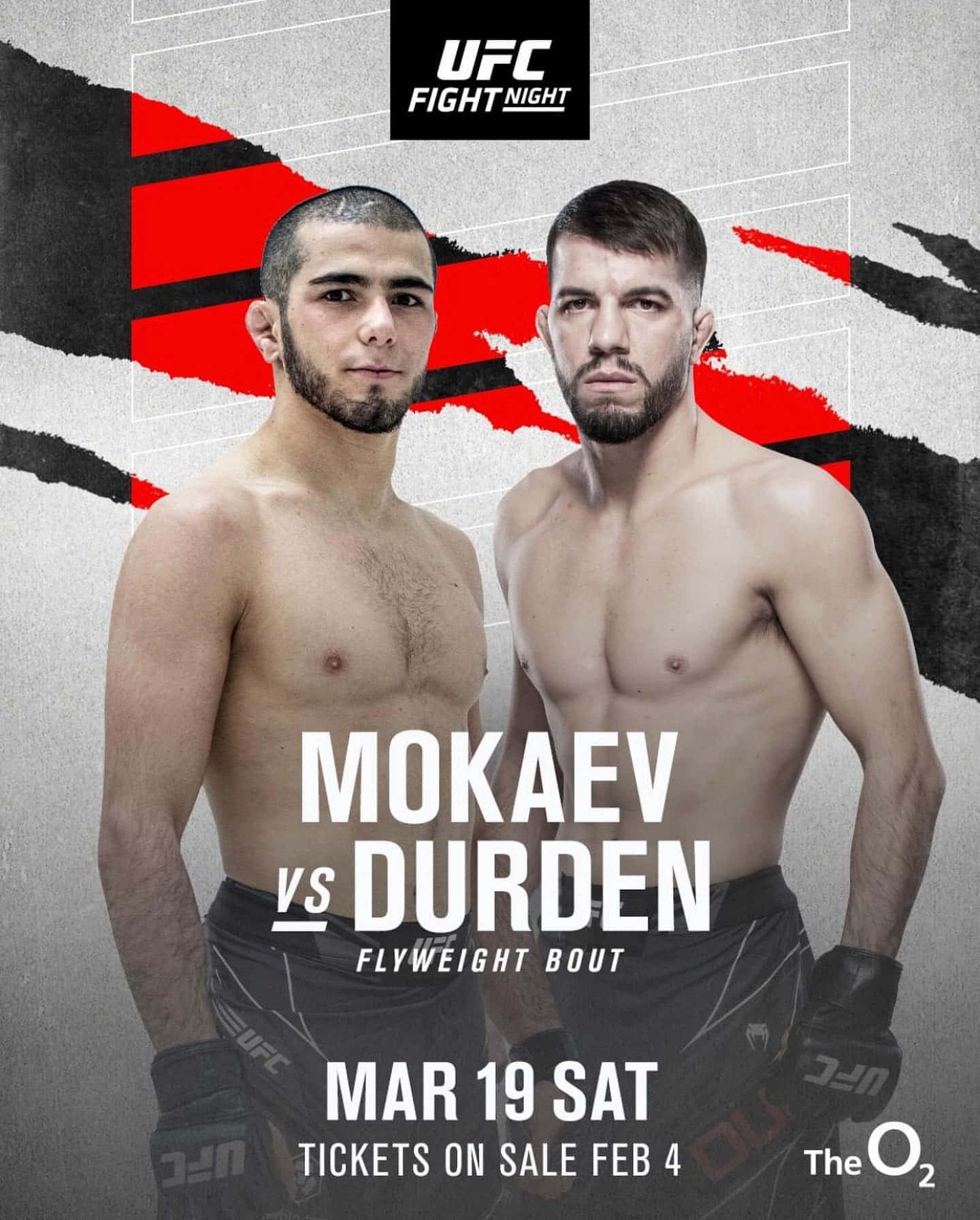 Intense Face-off Between Muhammad Mokaev And Cody Durden Background