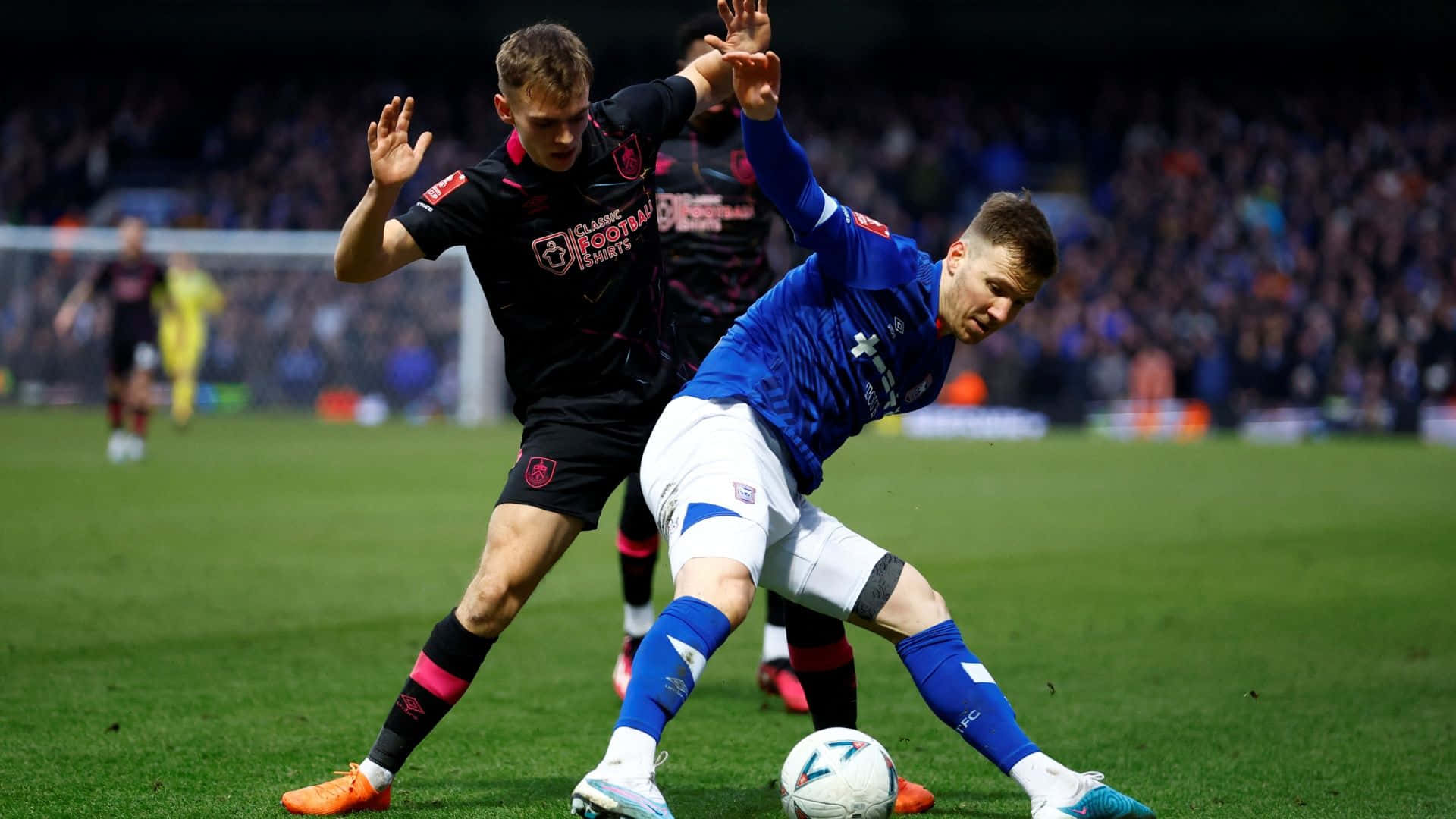 Intense Football Match Challenge Background