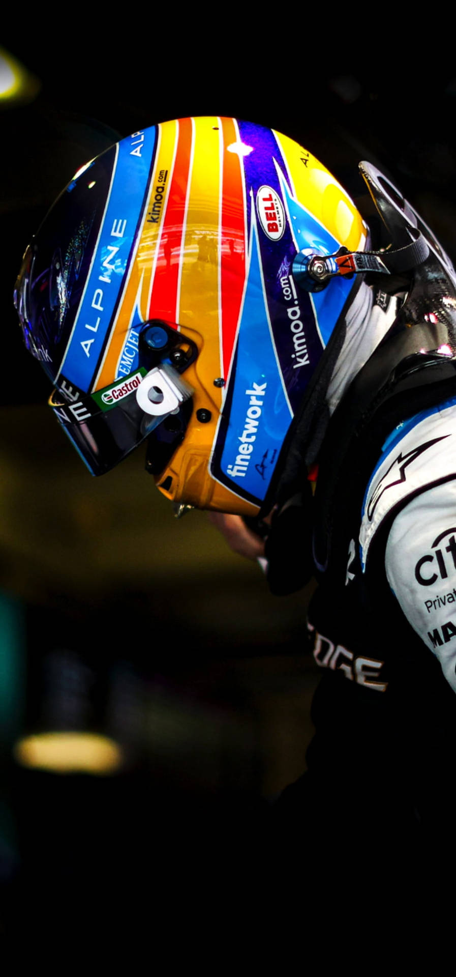 Intense Gaze Of A Champion - Fernando Alonso