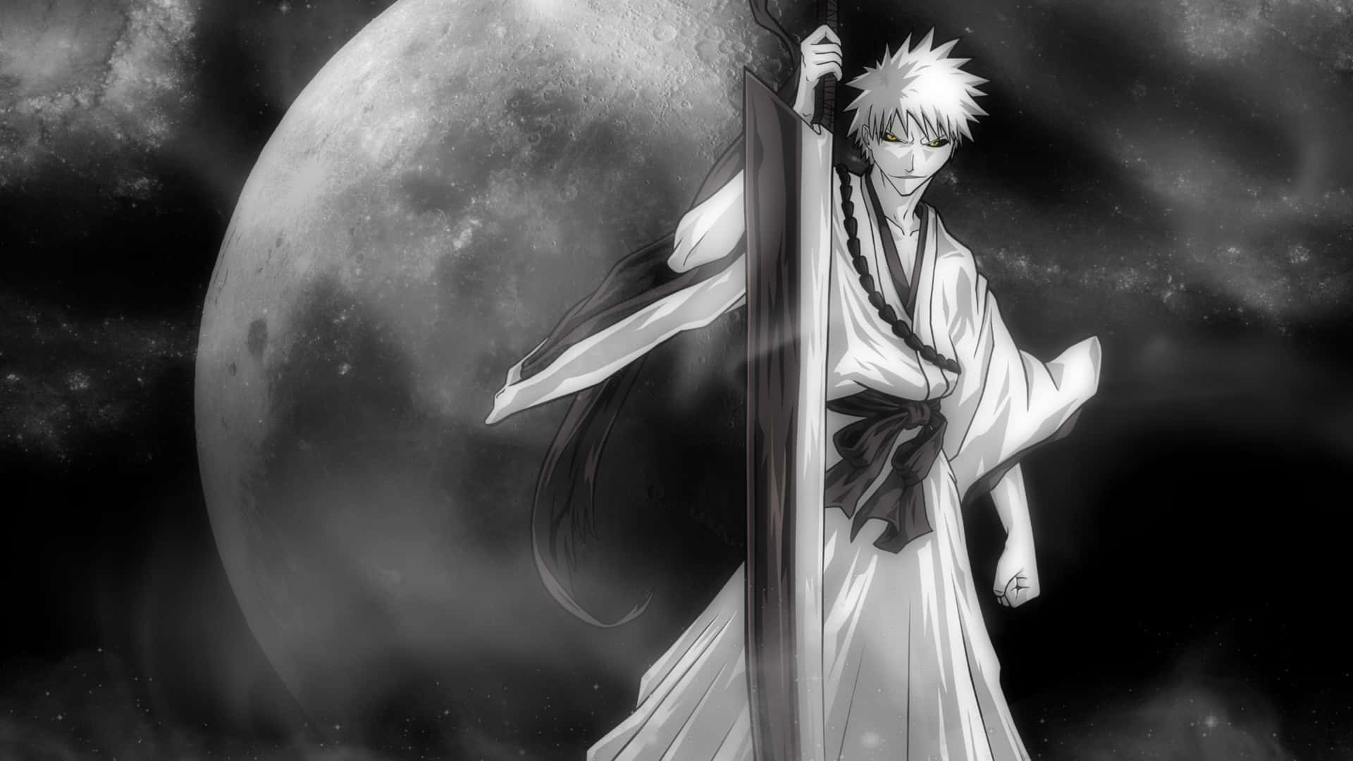 Intense Ichigo Action In Vibrant 4k Resolution Background