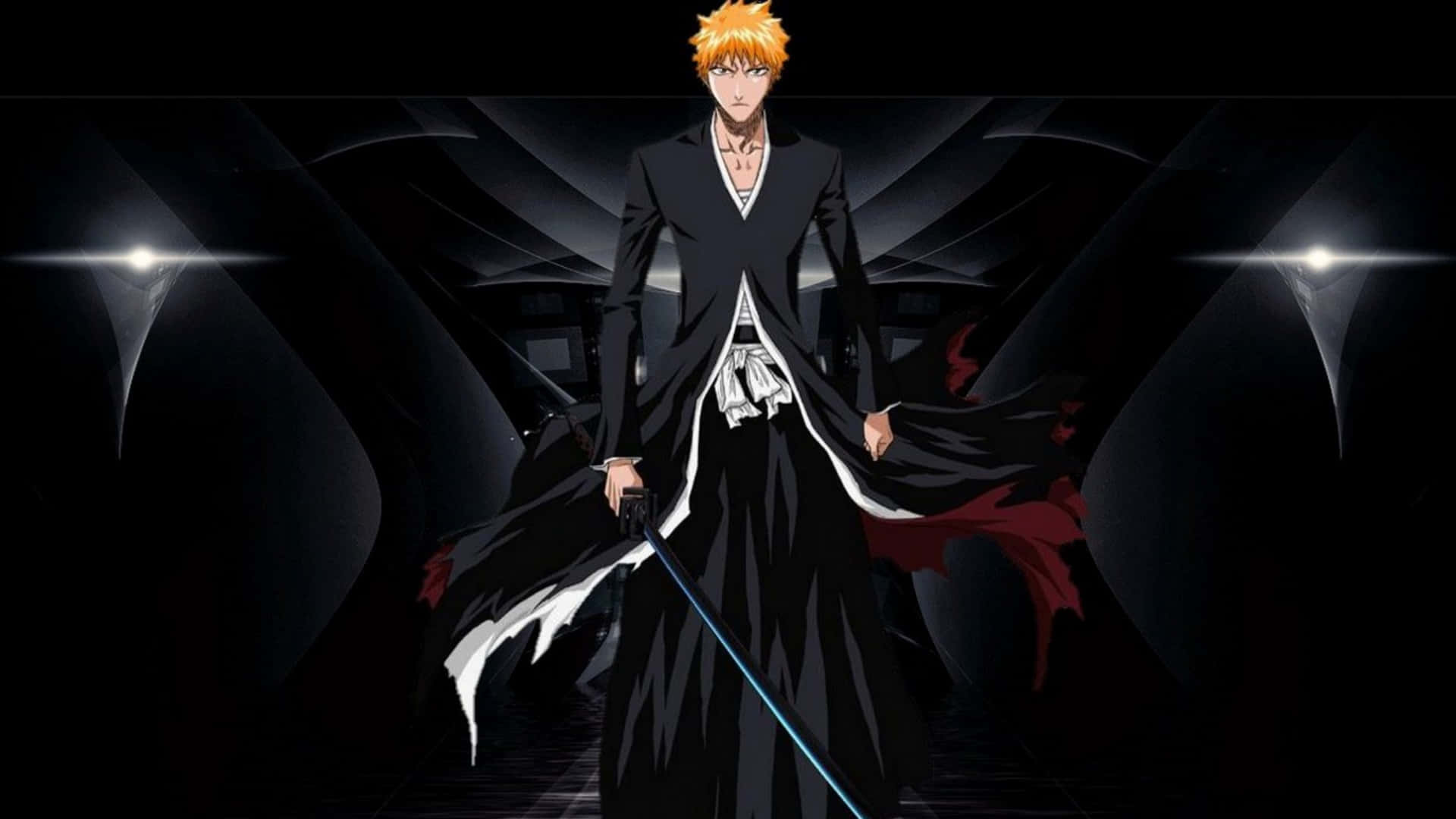 Intense Ichigo Kurosaki From Bleach In A 4k Wallpaper