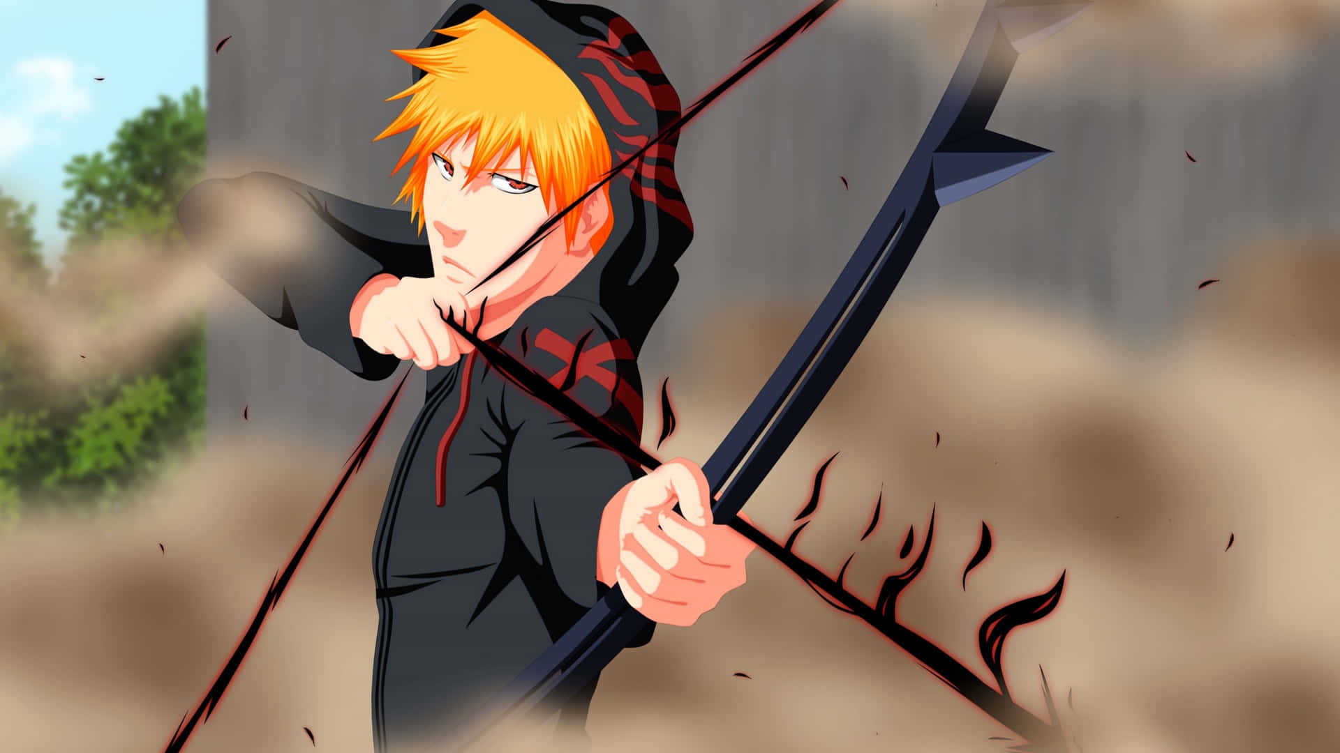 Intense Ichigo Kurosaki In Vivid 4k Resolution