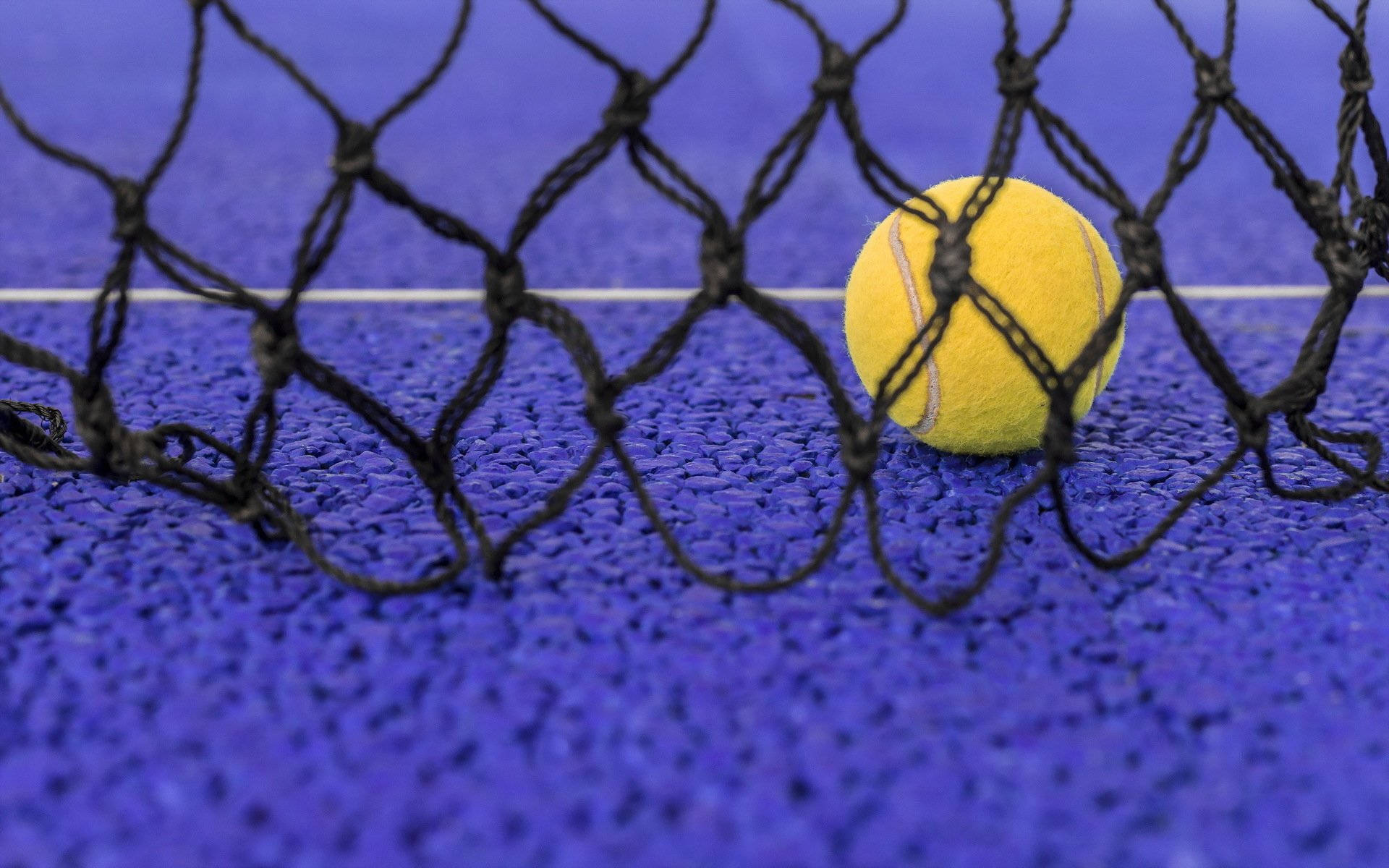 Intense Moment Of A Tennis Match Background