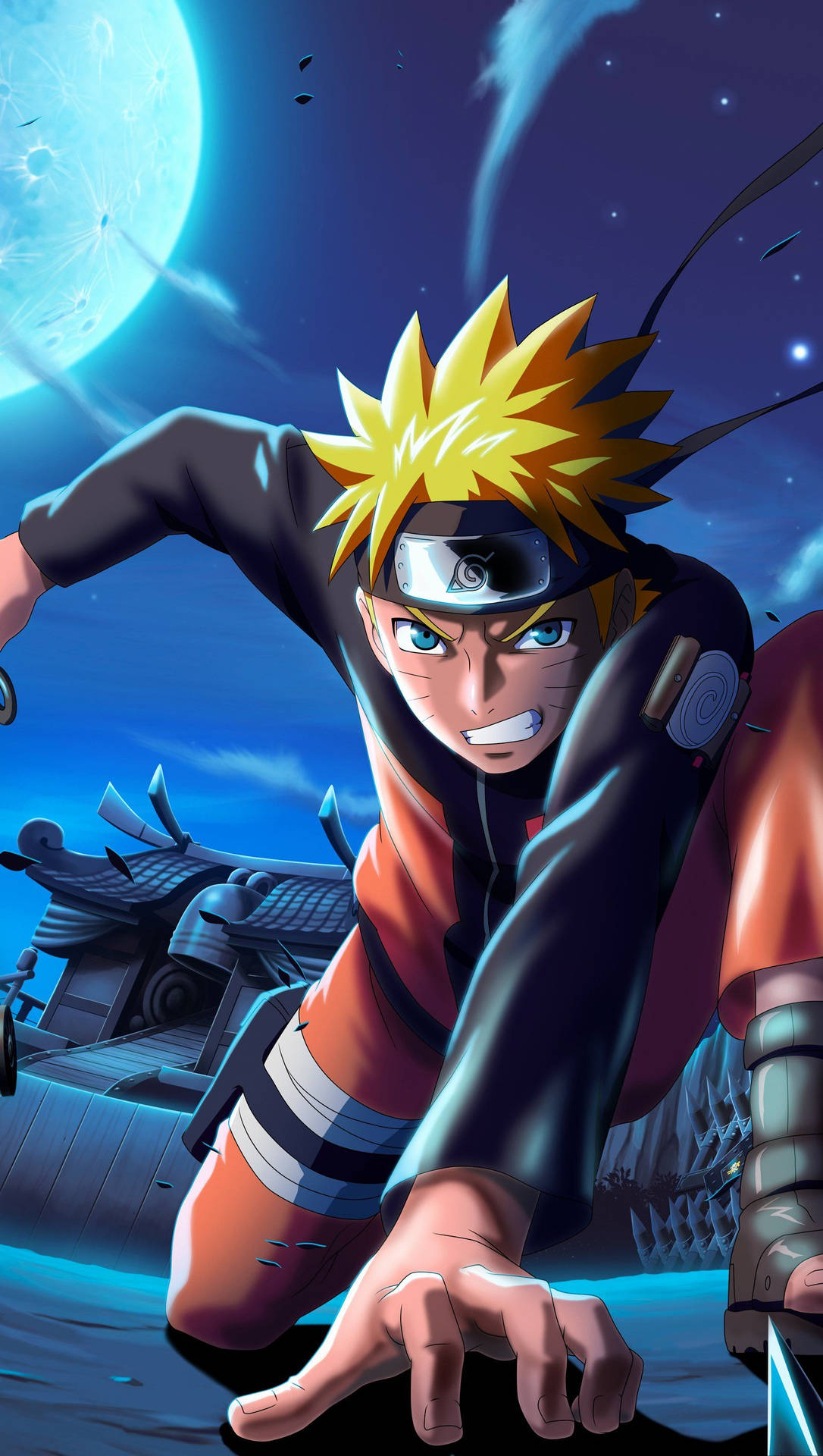 Intense Moonlight Battle - Naruto Mobile 4k